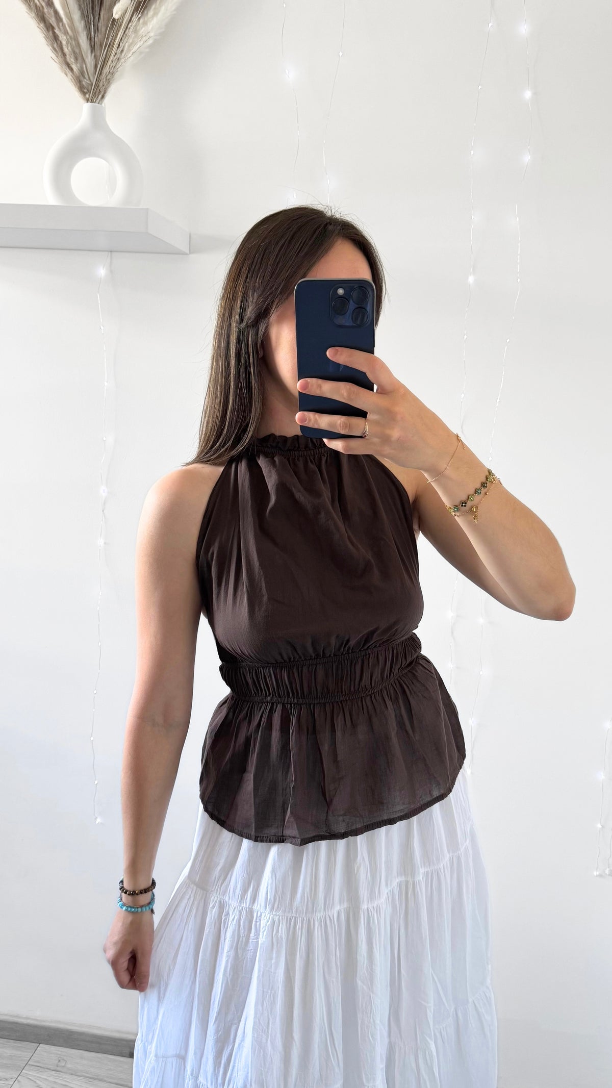 Top Dos Nu ANAÏS Chocolat