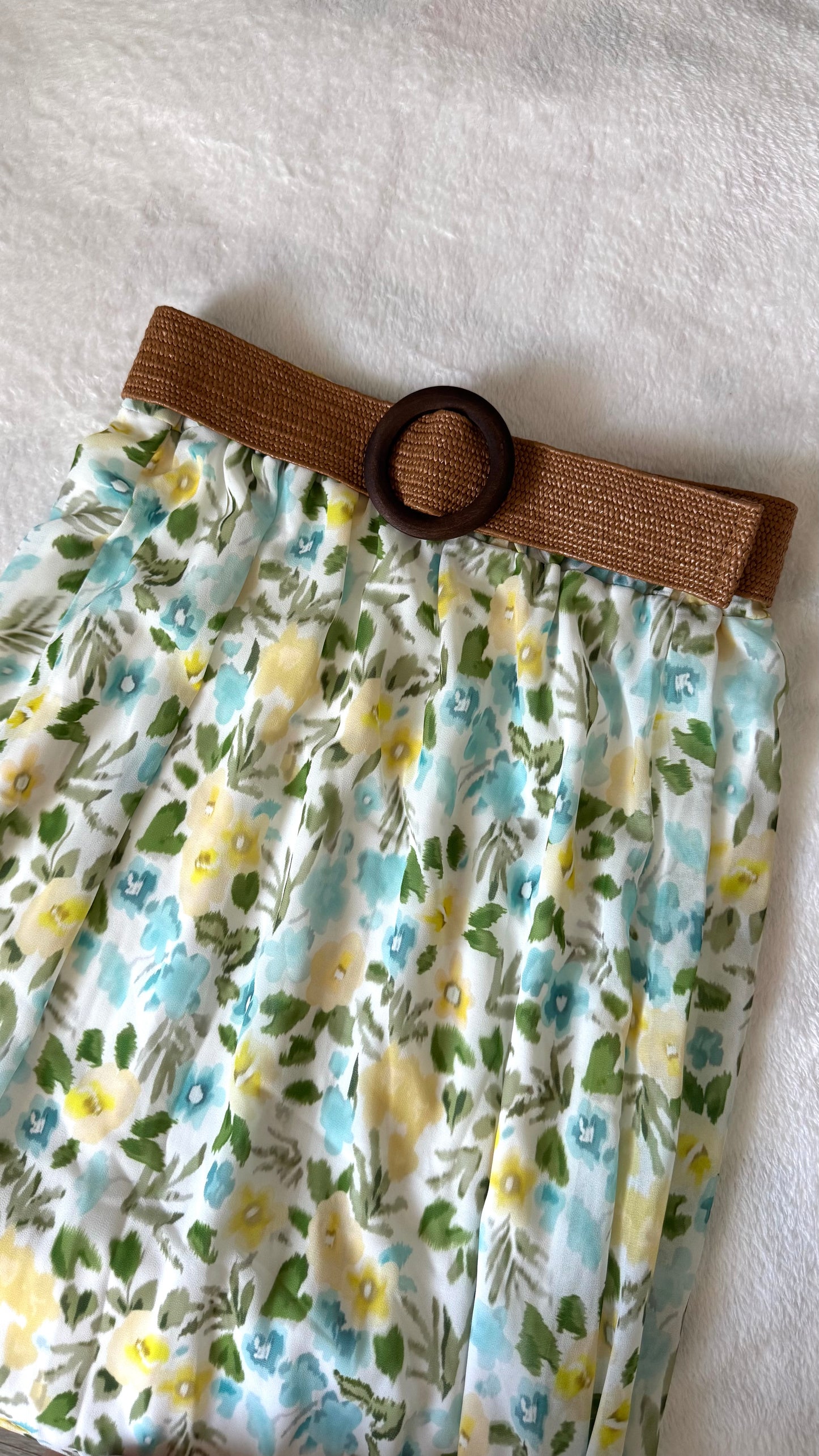 Jupe Longue EDEN Turquoise