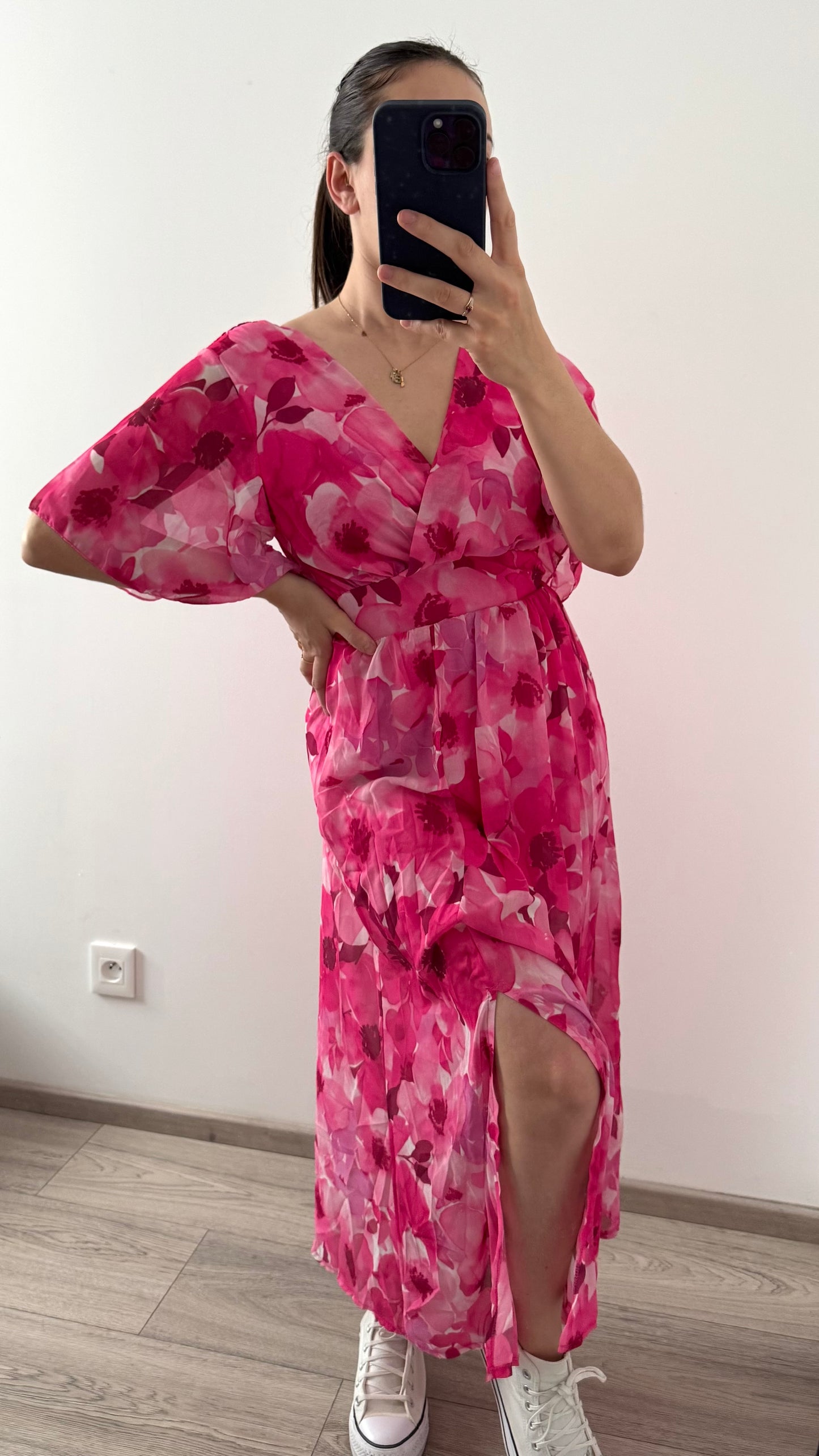 Robe Longue ALMA Fuchsia