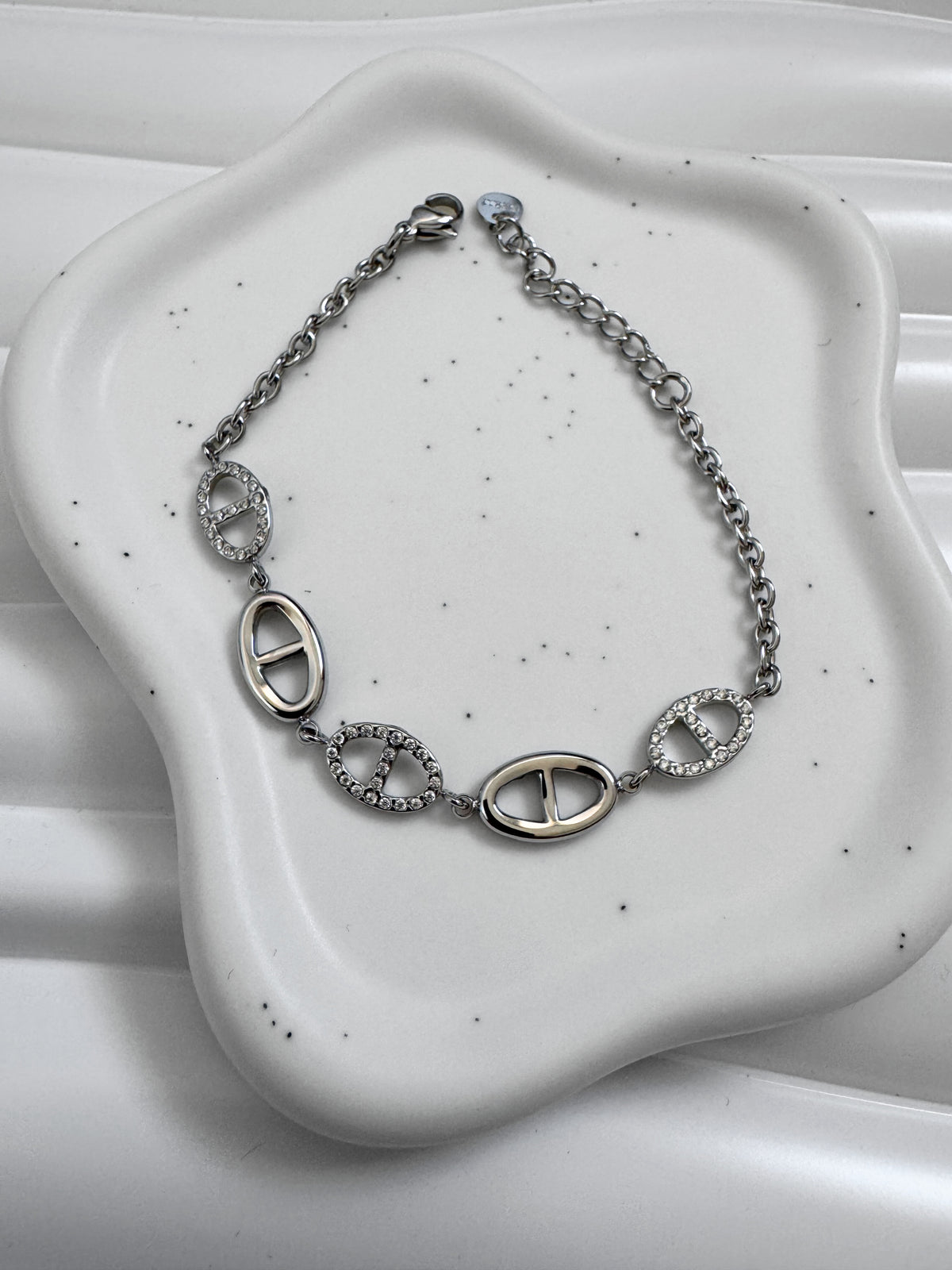 Bracelet Maille Marine Argent