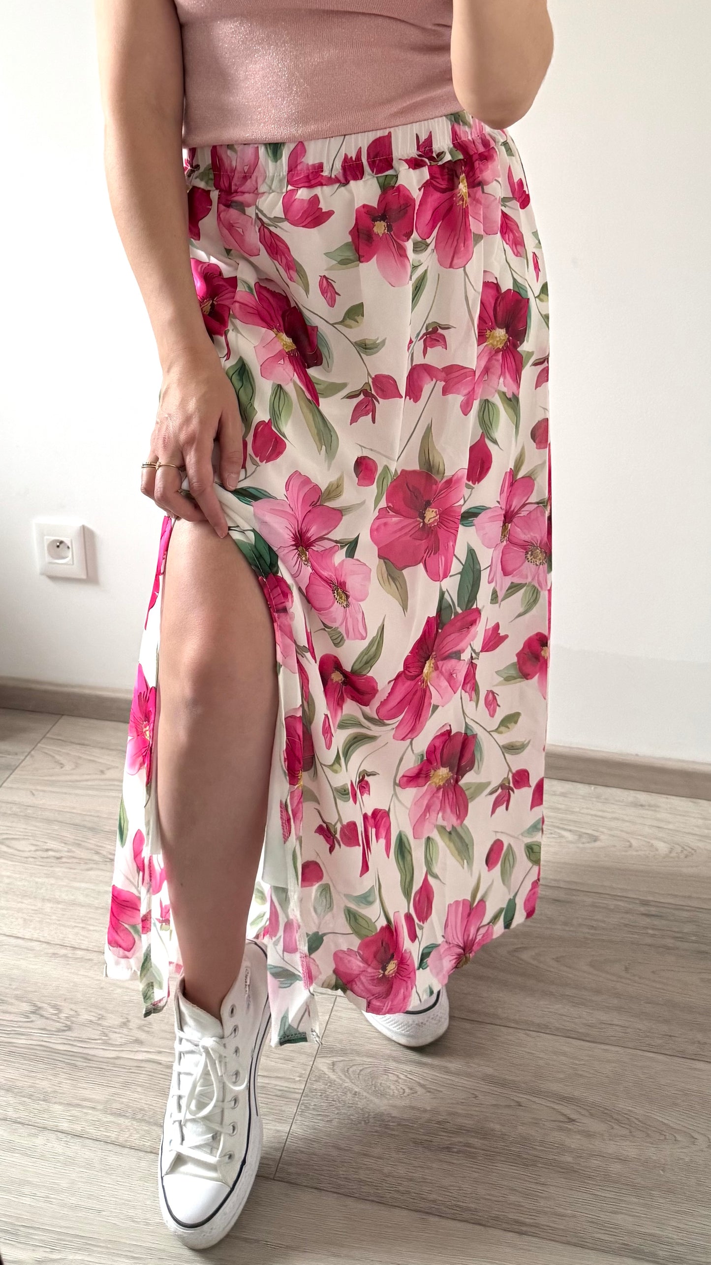 Jupe Longue EDEN Fuchsia