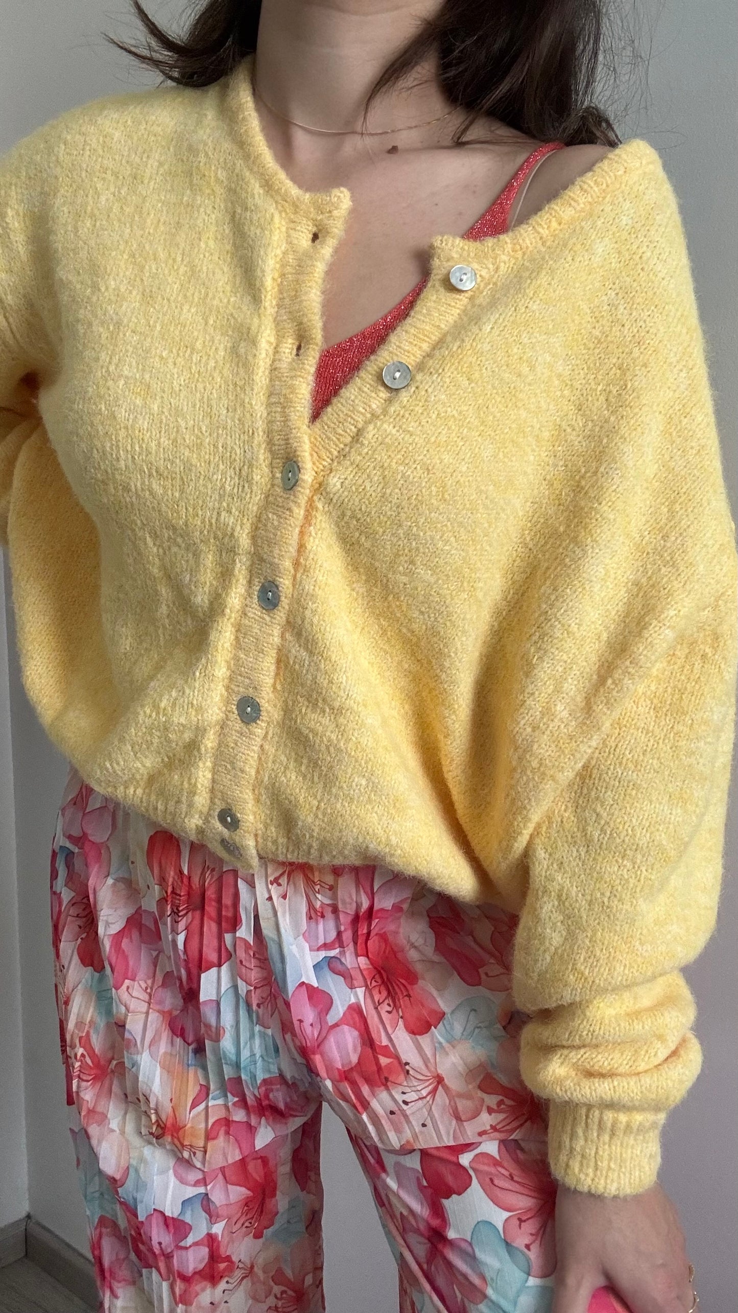 Gilet Doux TARA Jaune