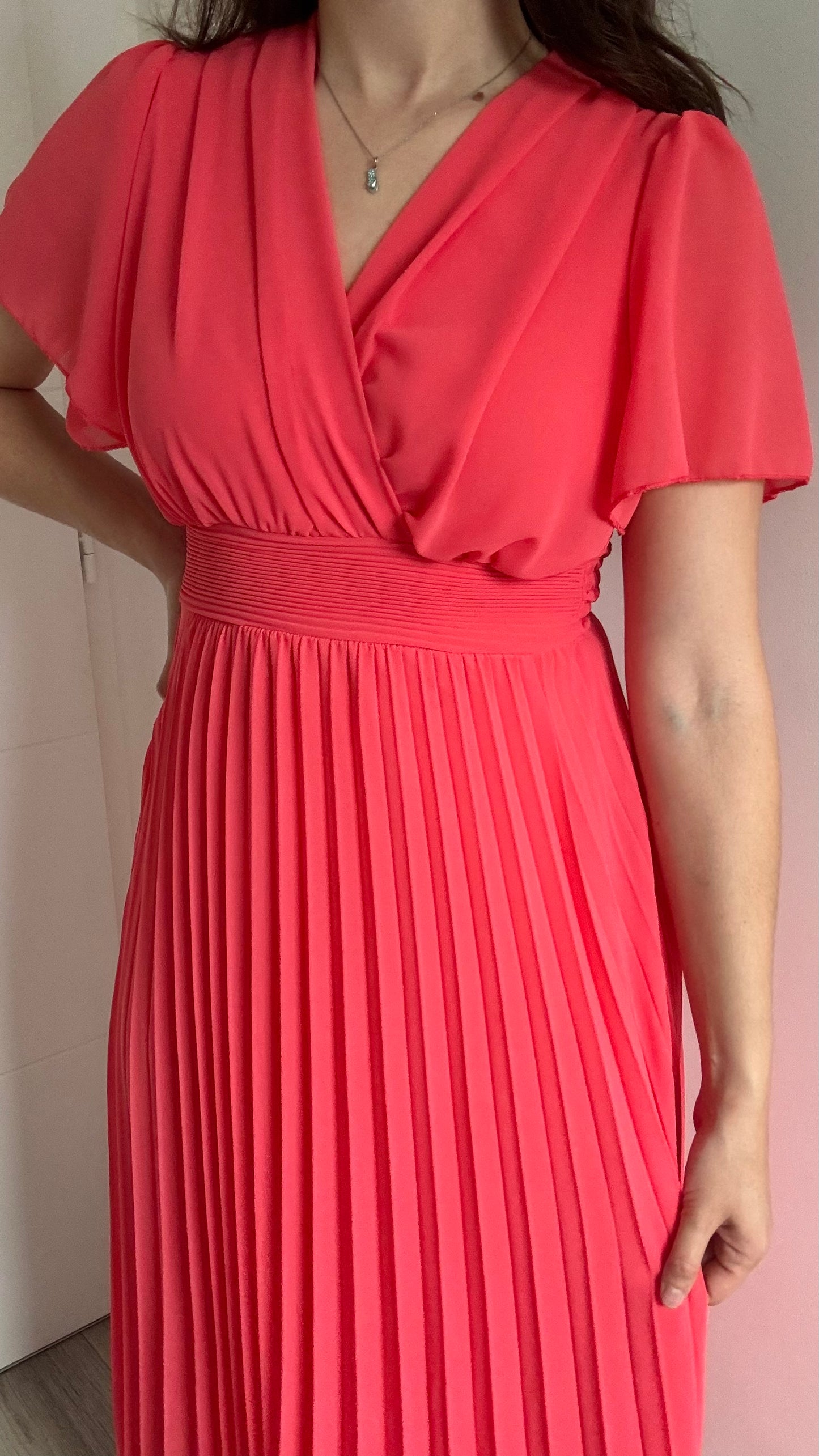Robe Longue MELINDA Corail