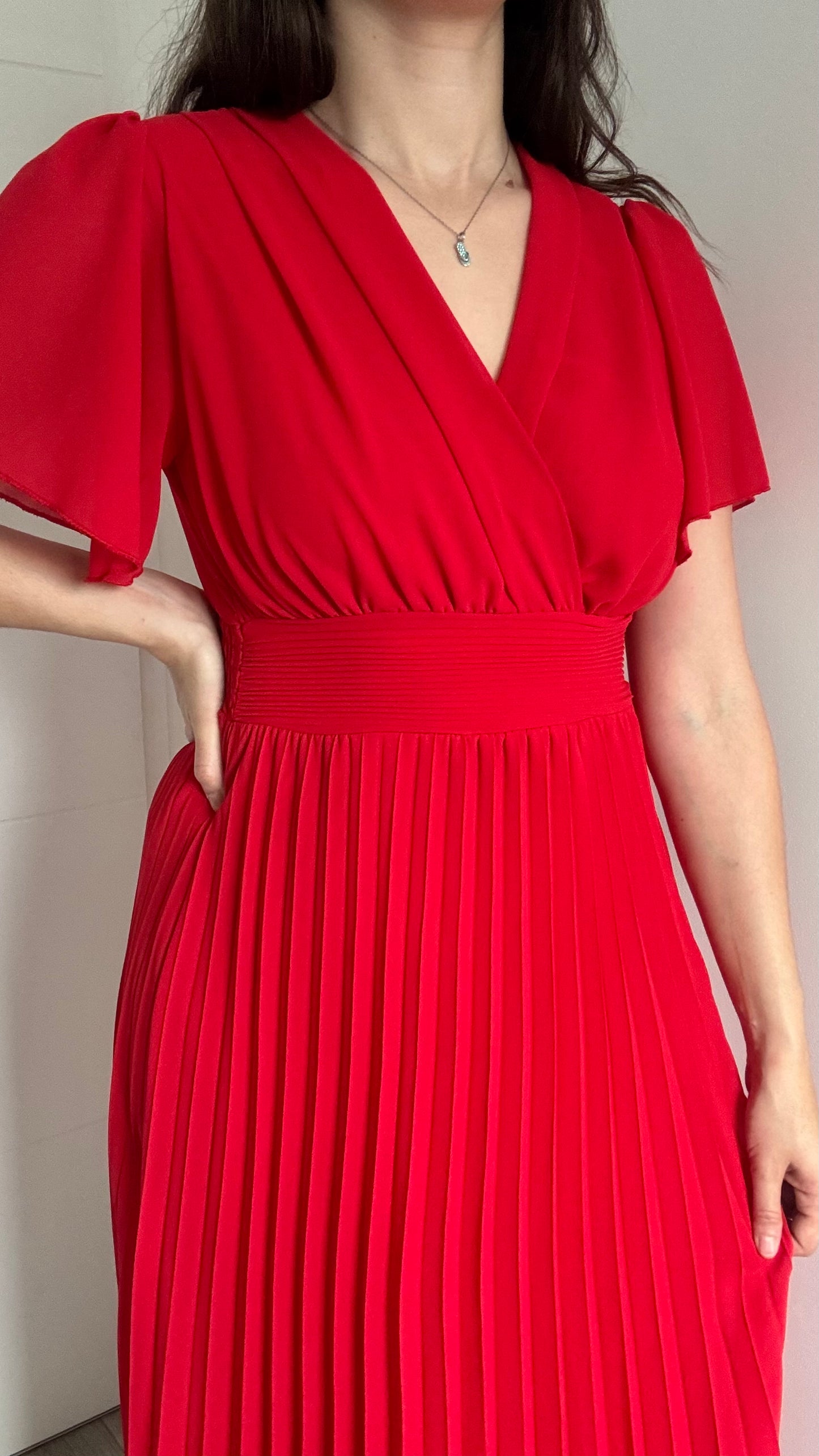 Robe Longue MELINDA Rouge