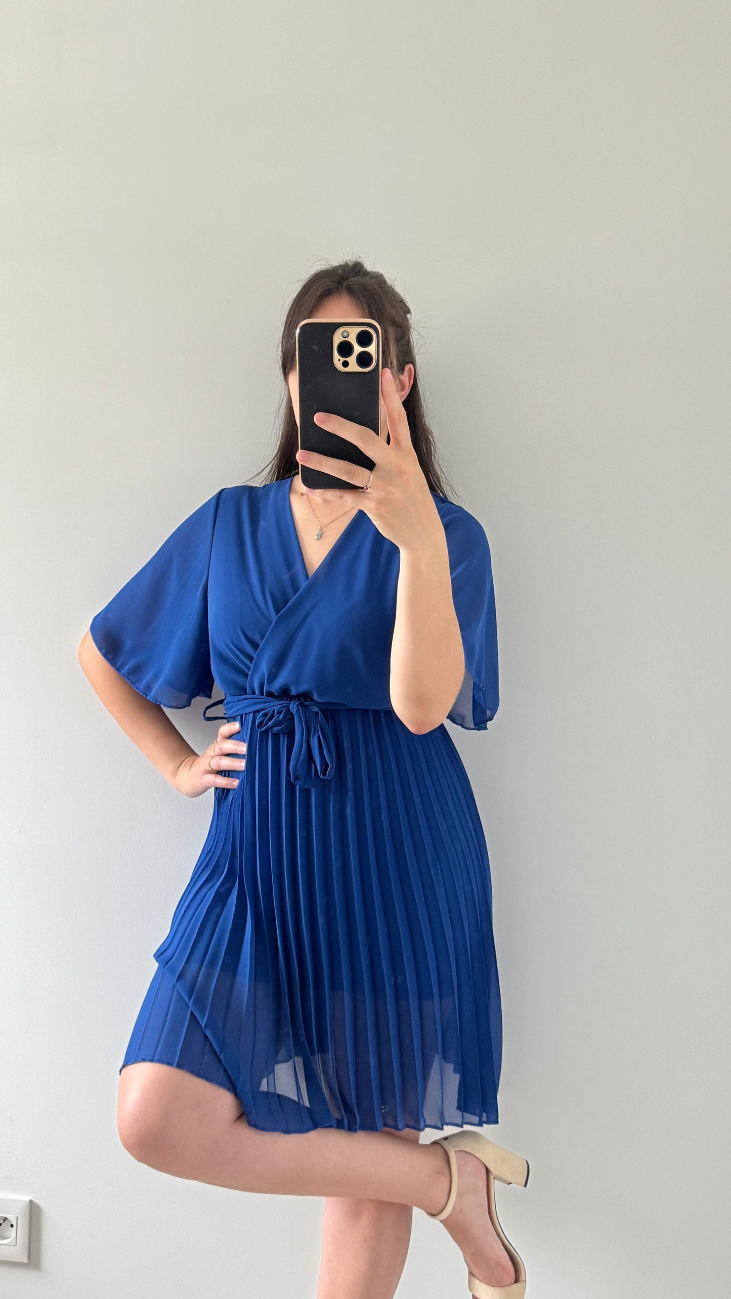 Robe Courte ALEXIA Bleu
