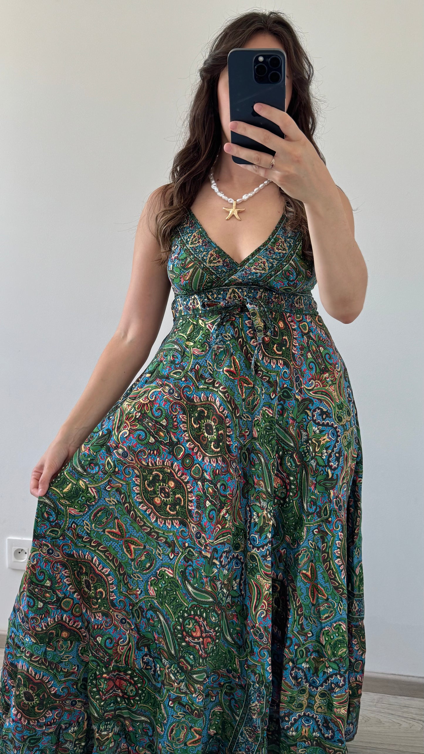 Robe Bohème Bretelles NEUF