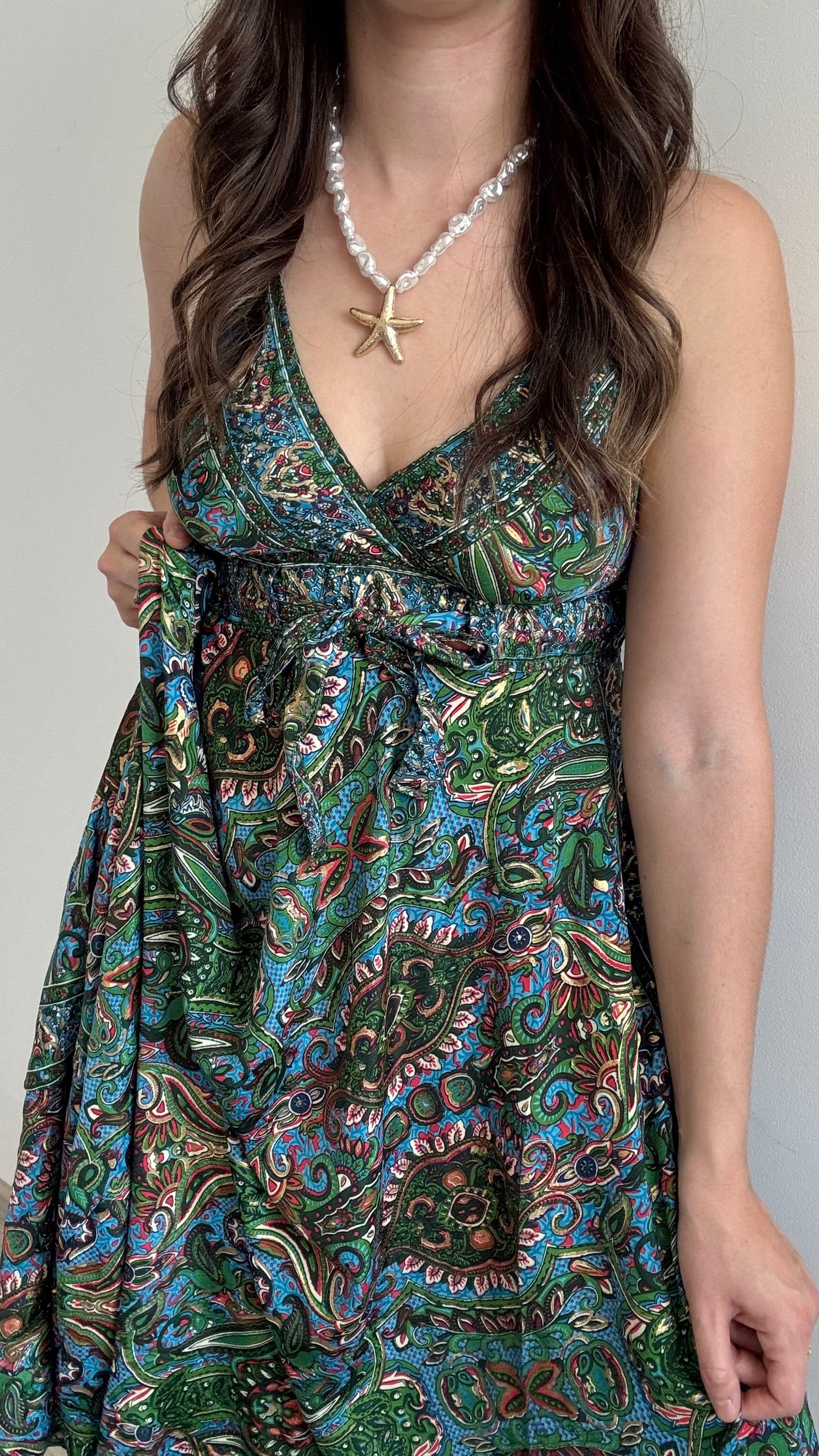 Robe Bohème Bretelles NEUF