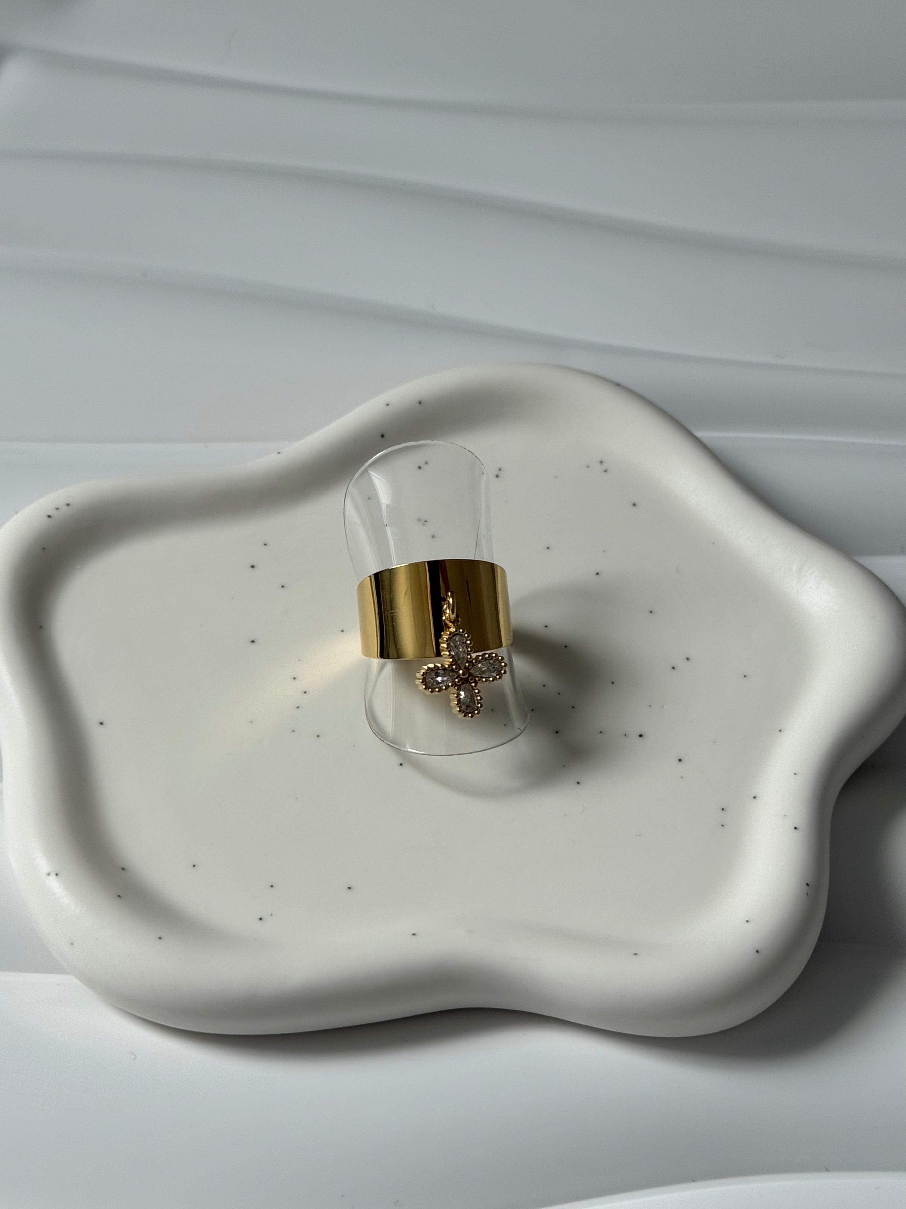 Bague Breloque Trèfle