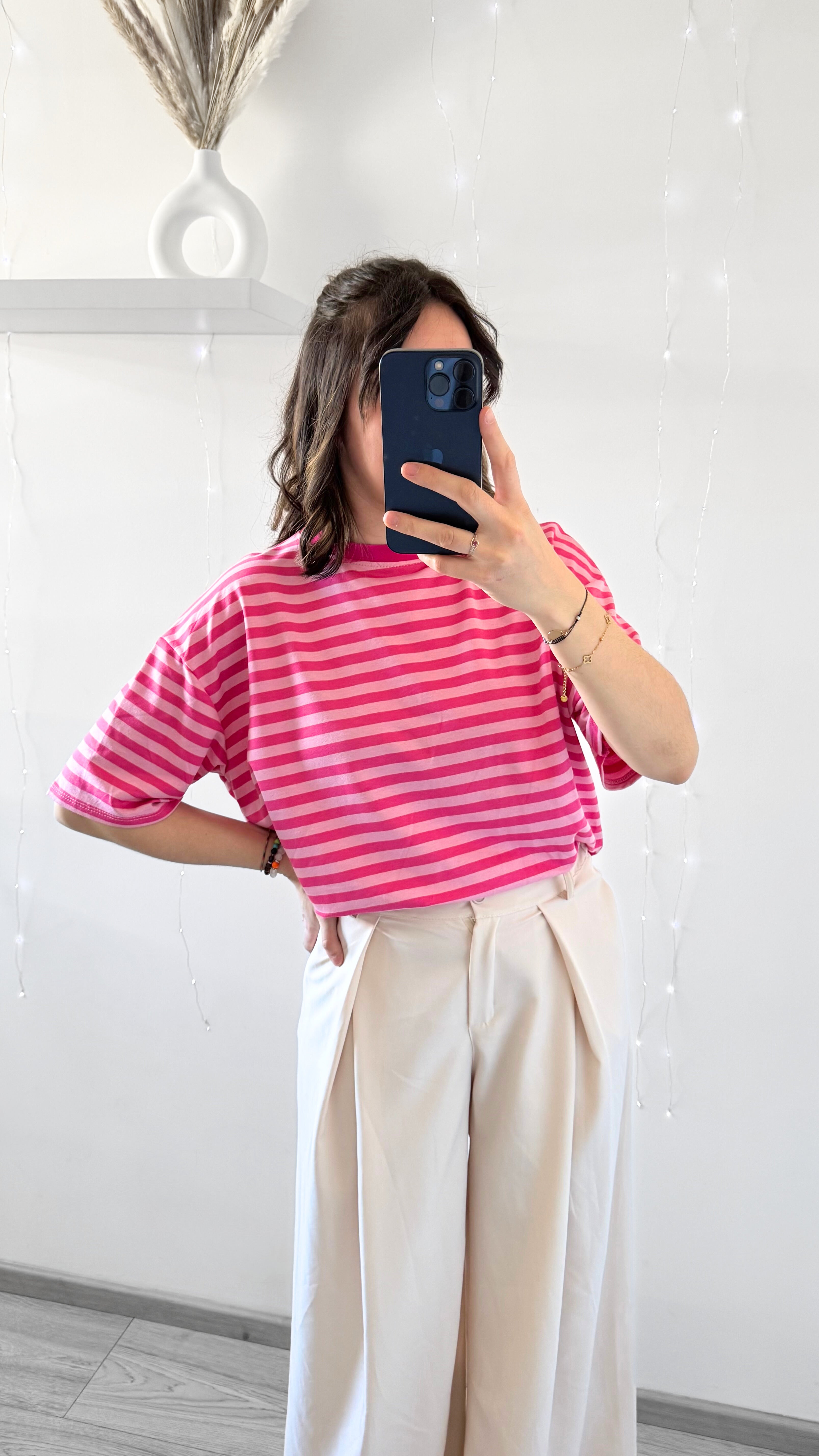 T-shirt À Rayures ALICE Rose