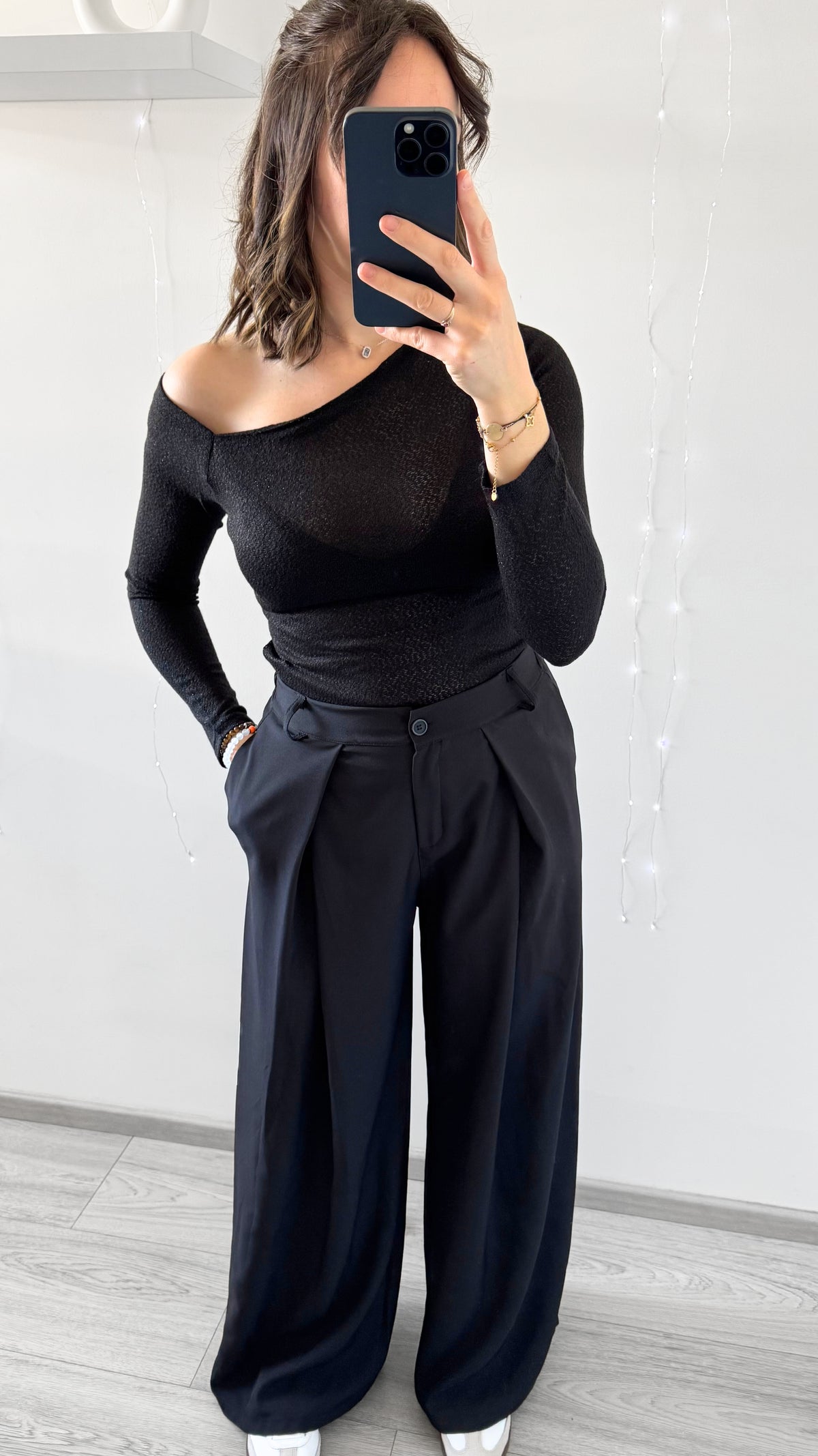 Pantalon Large VICTORIA Noir
