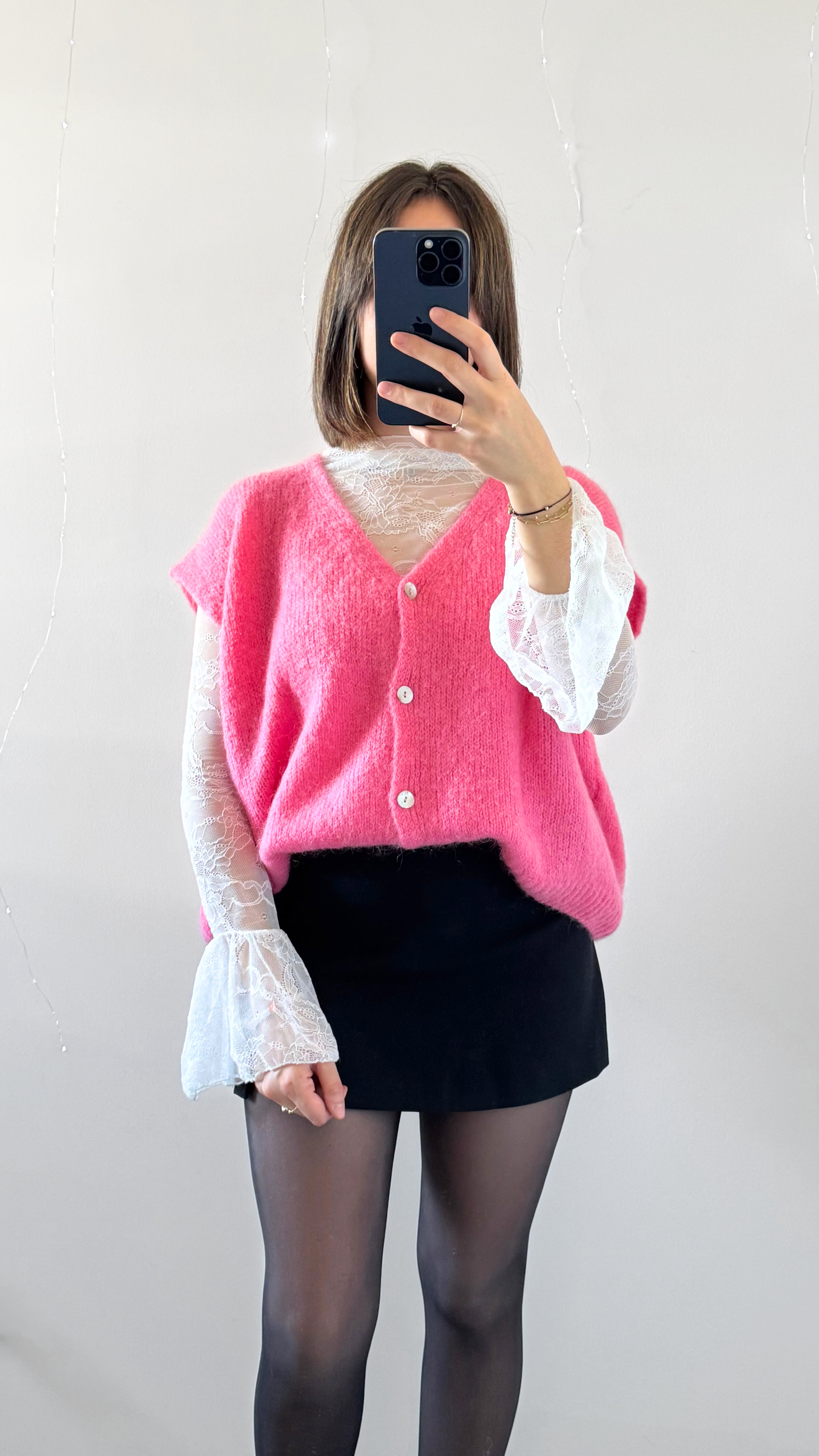 Gilet Sans Manche NORA Rose