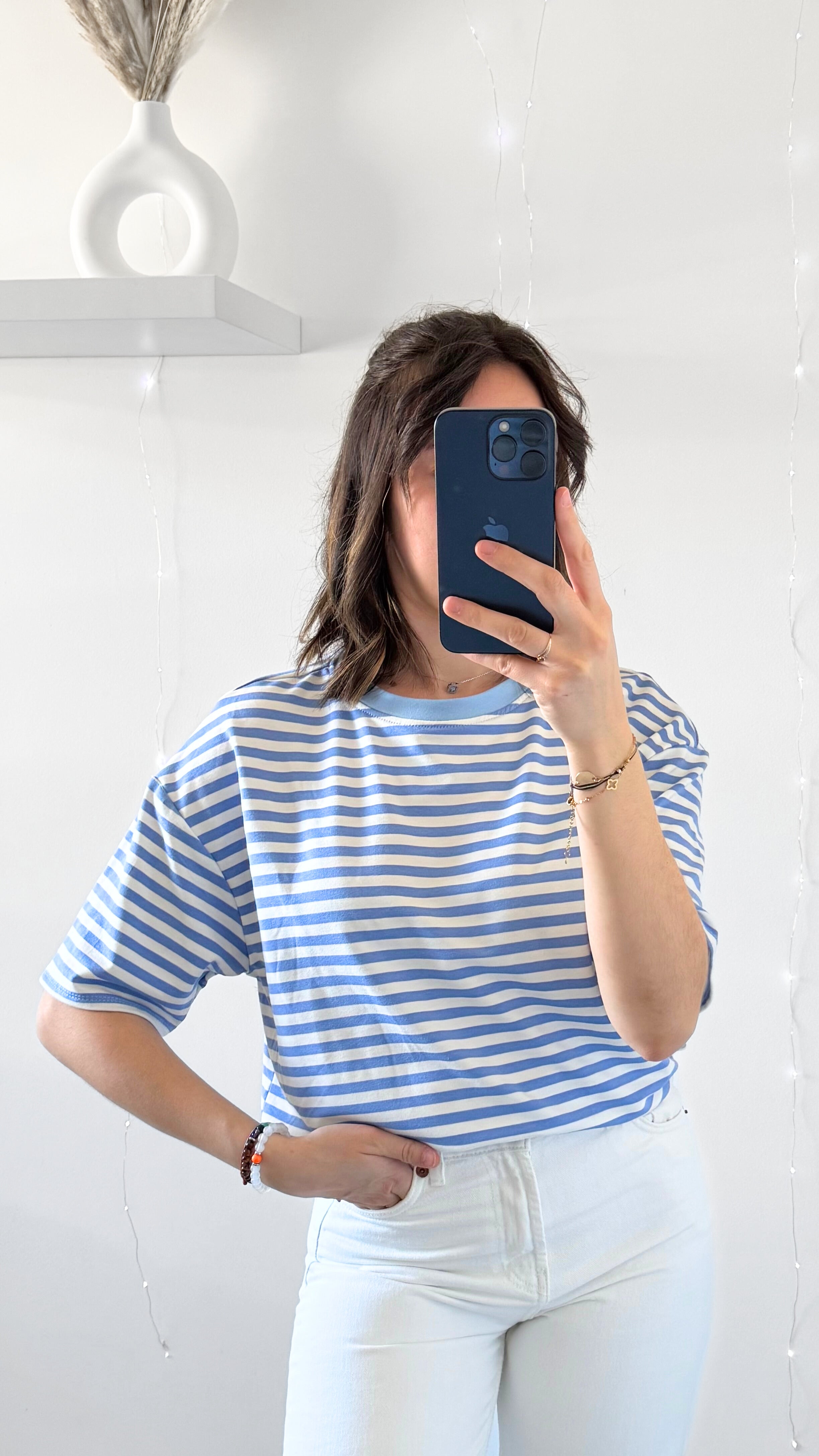 T-shirt À Rayures ALICE Bleu