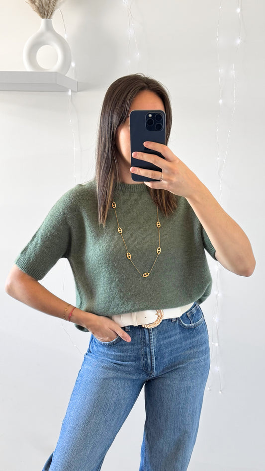 Pull T-shirt ÉLYNE Kaki