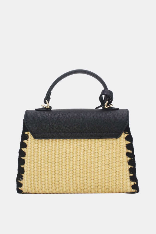Sac Effet Paille PETIT Noir