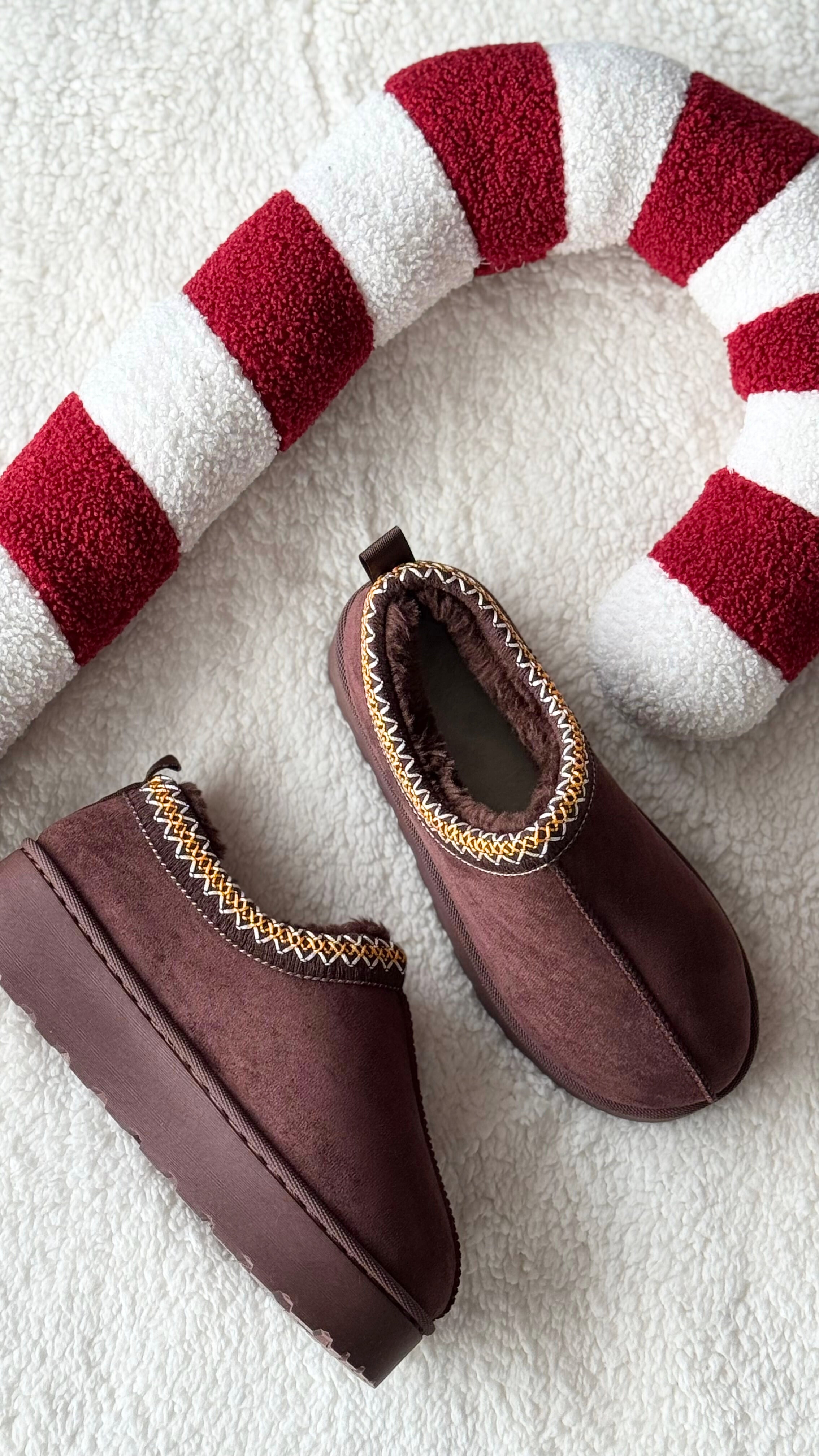 Bottines Fourrées Chocolat