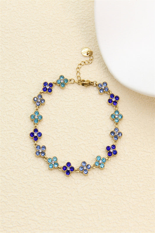 Bracelet PRINCESSE Strass Bleu