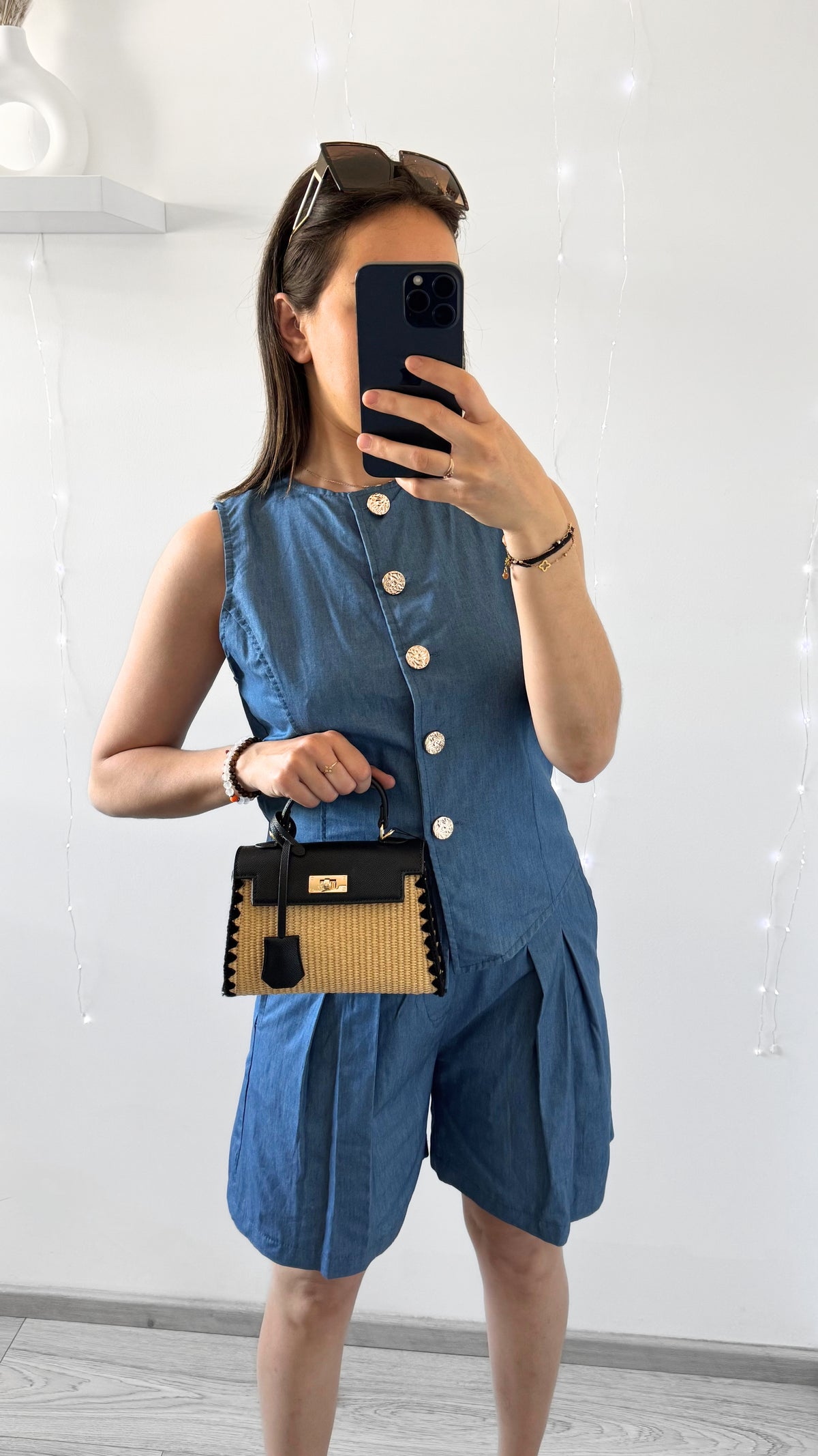 Ensemble Effet Denim LÉONIE