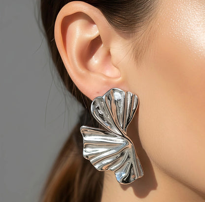 Boucles d’Oreilles Argentées