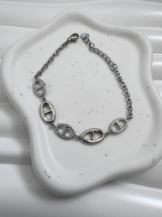 Bracelet Maille Marine Argent