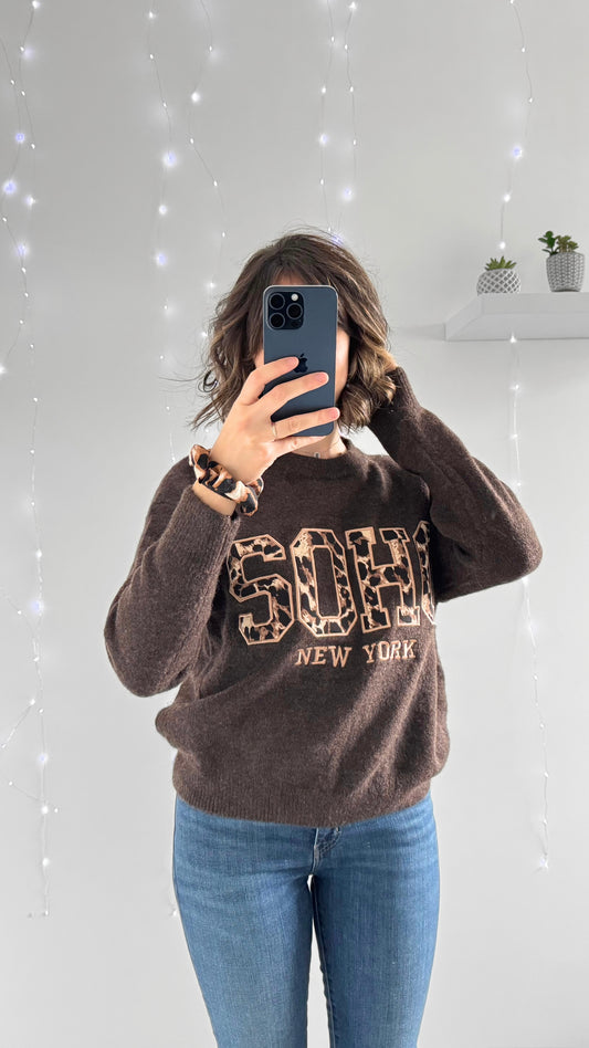 Pull SOHO Chocolat