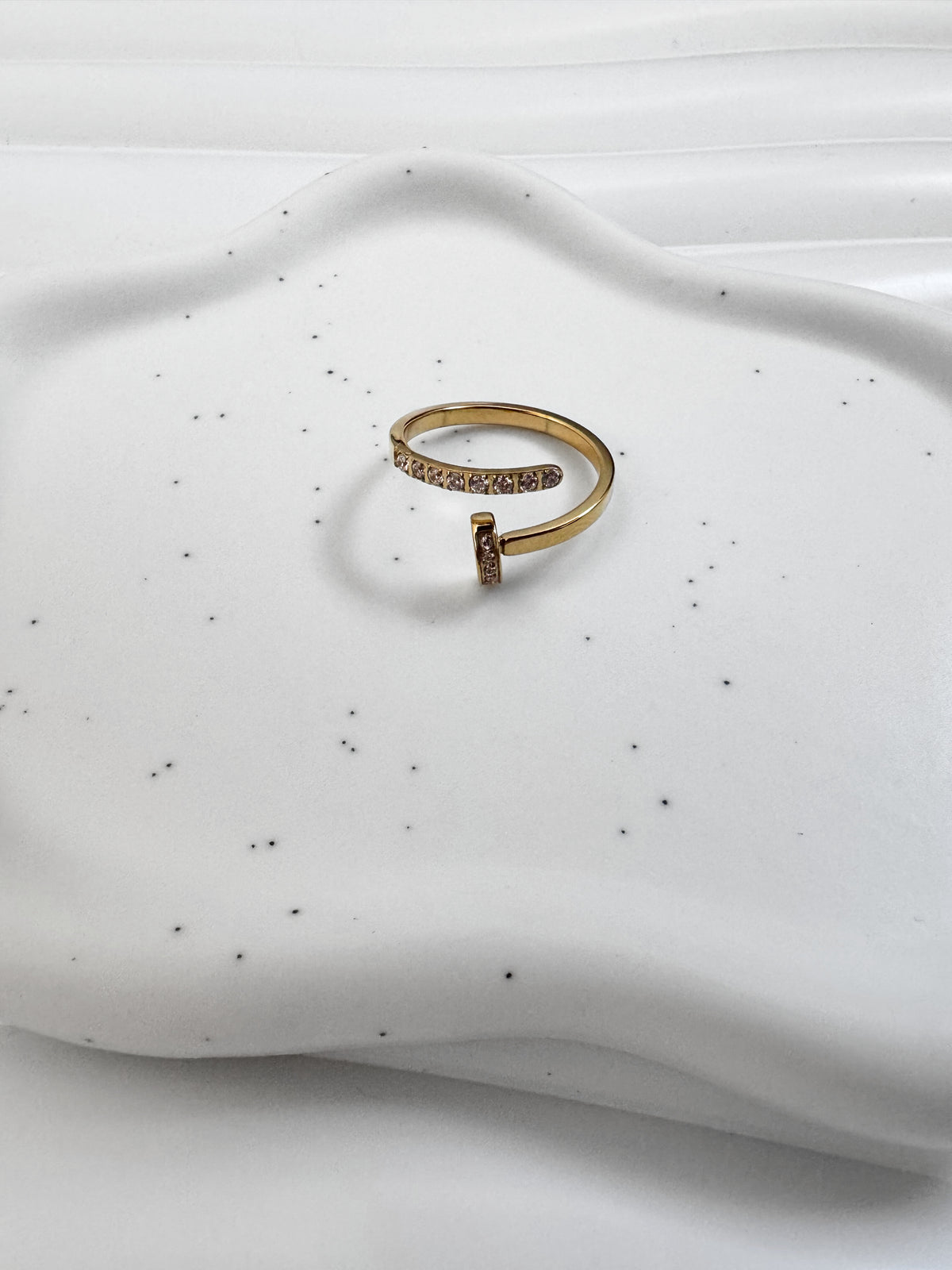 Bague Clou Doré