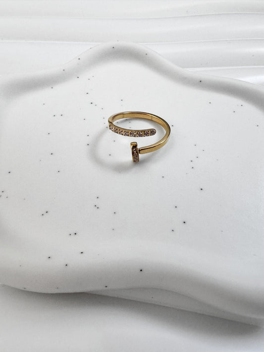 Bague Clou Doré