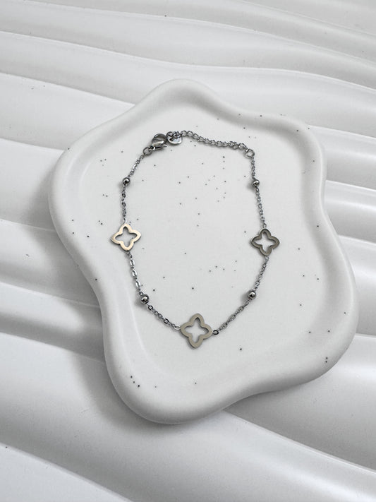 Bracelet 3 Trèfles Argent