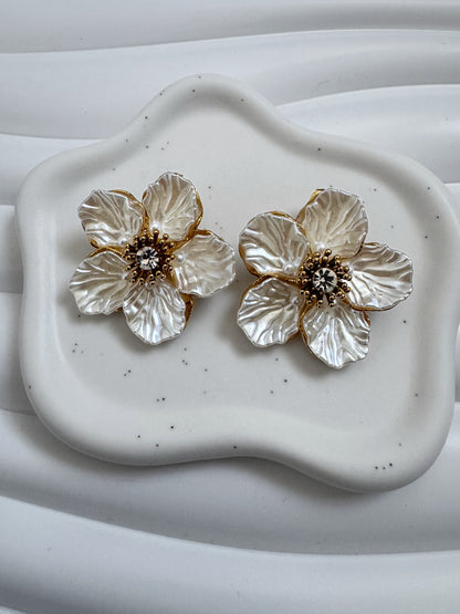 Boucles d’Oreilles Grosses Fleurs
