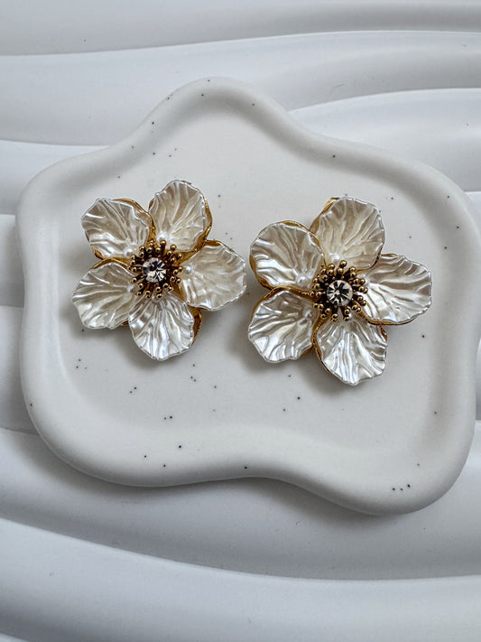 Boucles d’Oreilles Grosses Fleurs