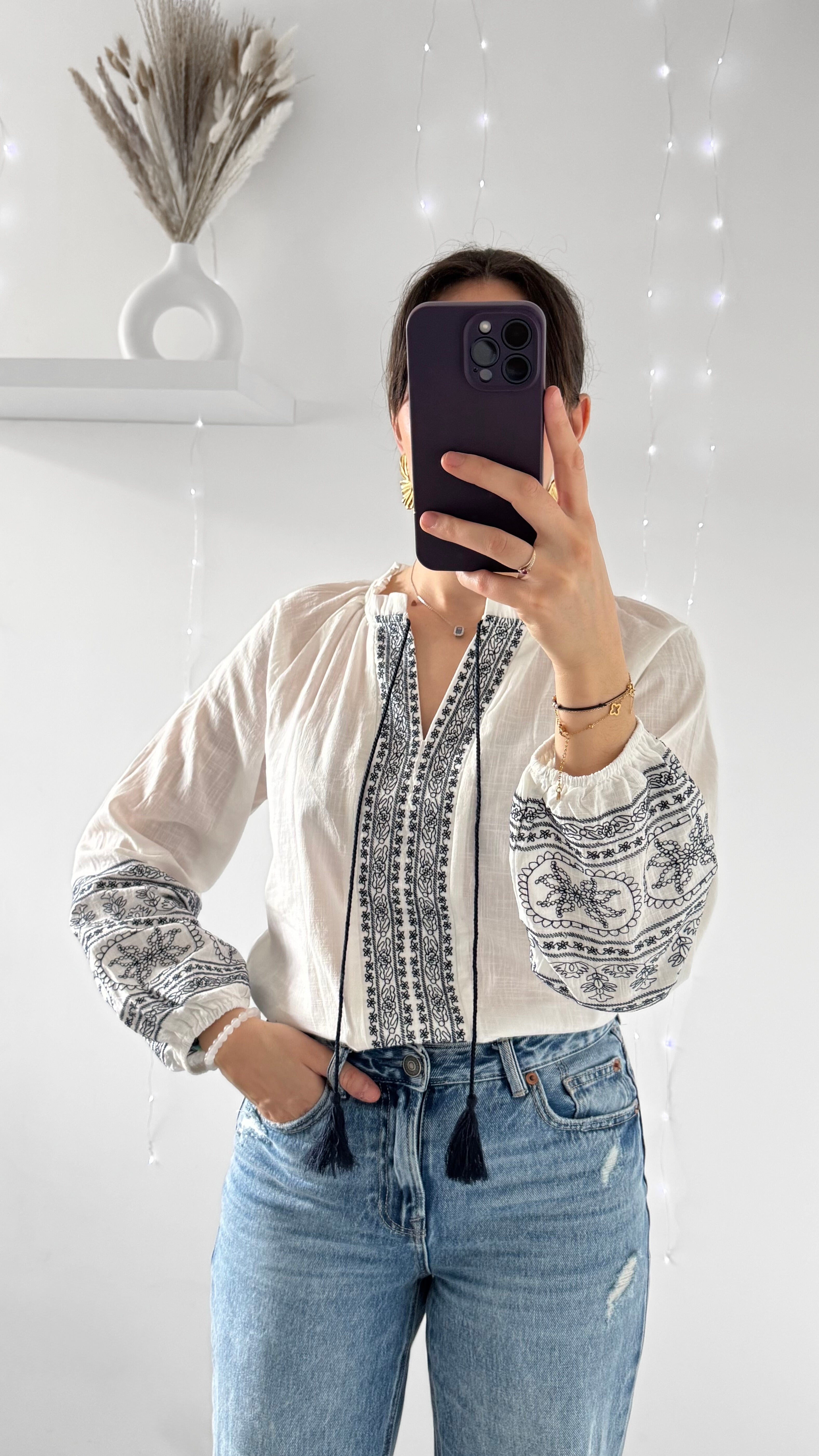 Blouse ÉMELINE Blanc