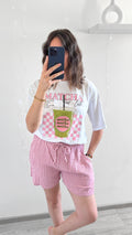 Short À Rayures AVA Rose