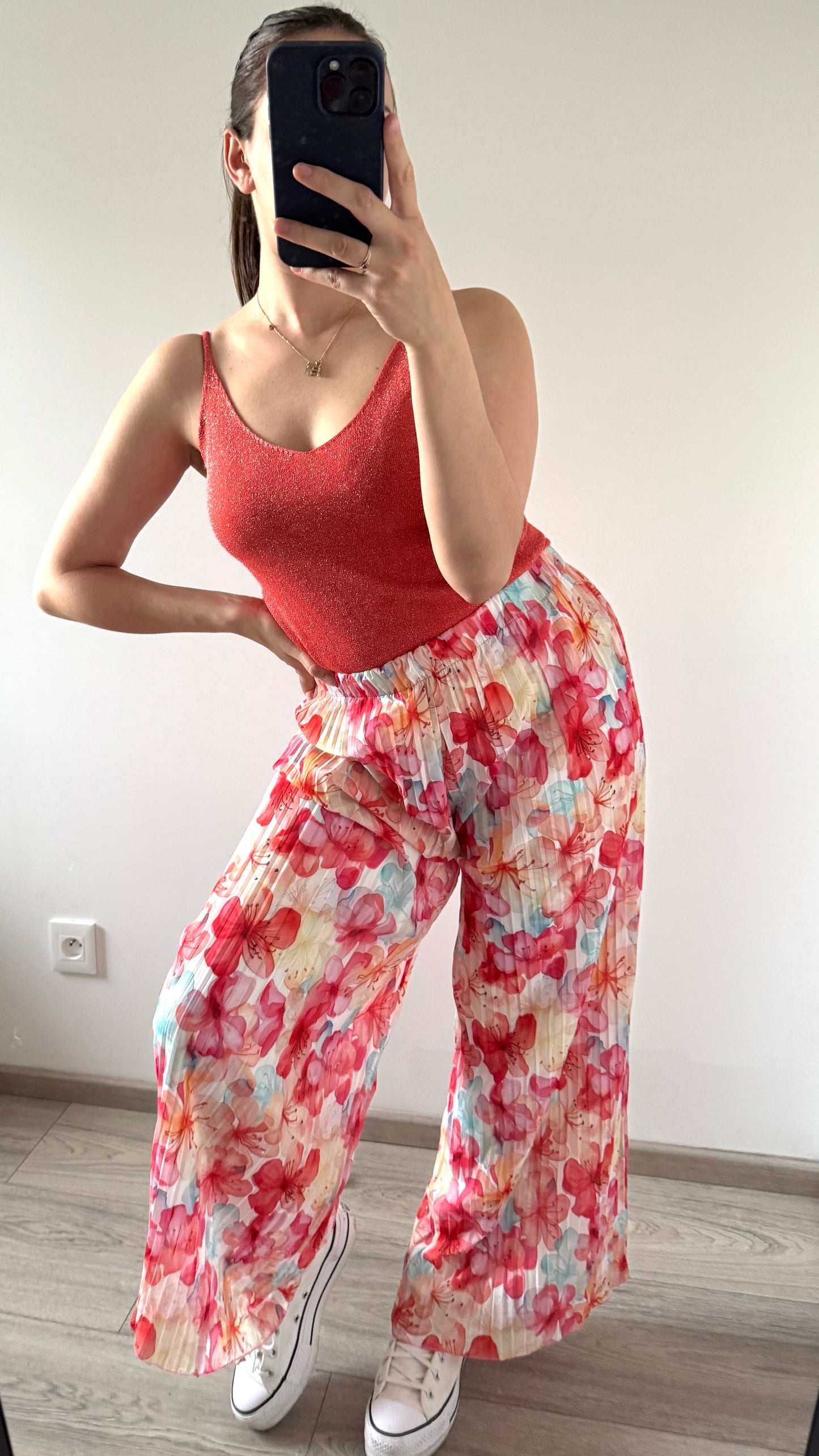 Pantalon FLORA Corail