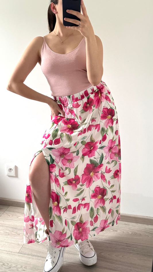Jupe Longue EDEN Fuchsia