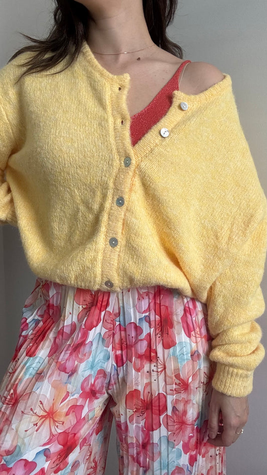 Gilet Doux TARA Jaune