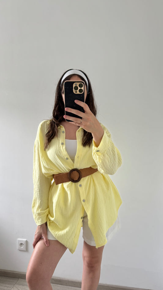Chemise Oversize HILONA Jaune