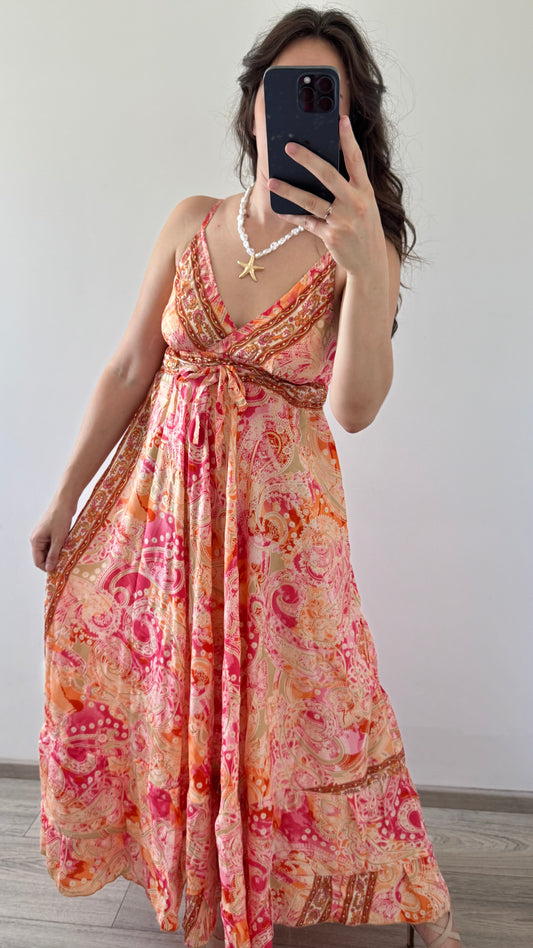 Robe Bohème Bretelles SIX