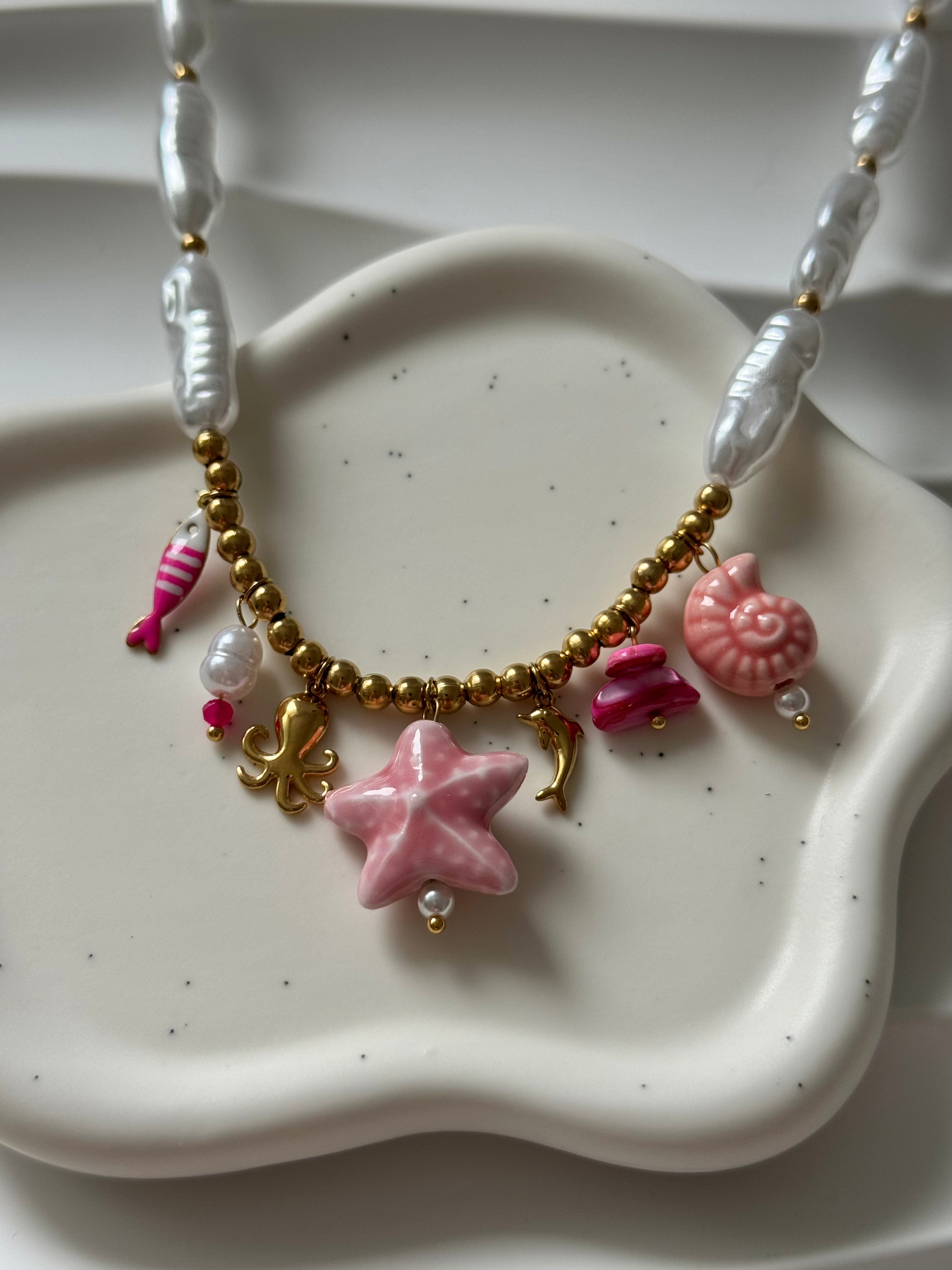 Collier Pink Ocean