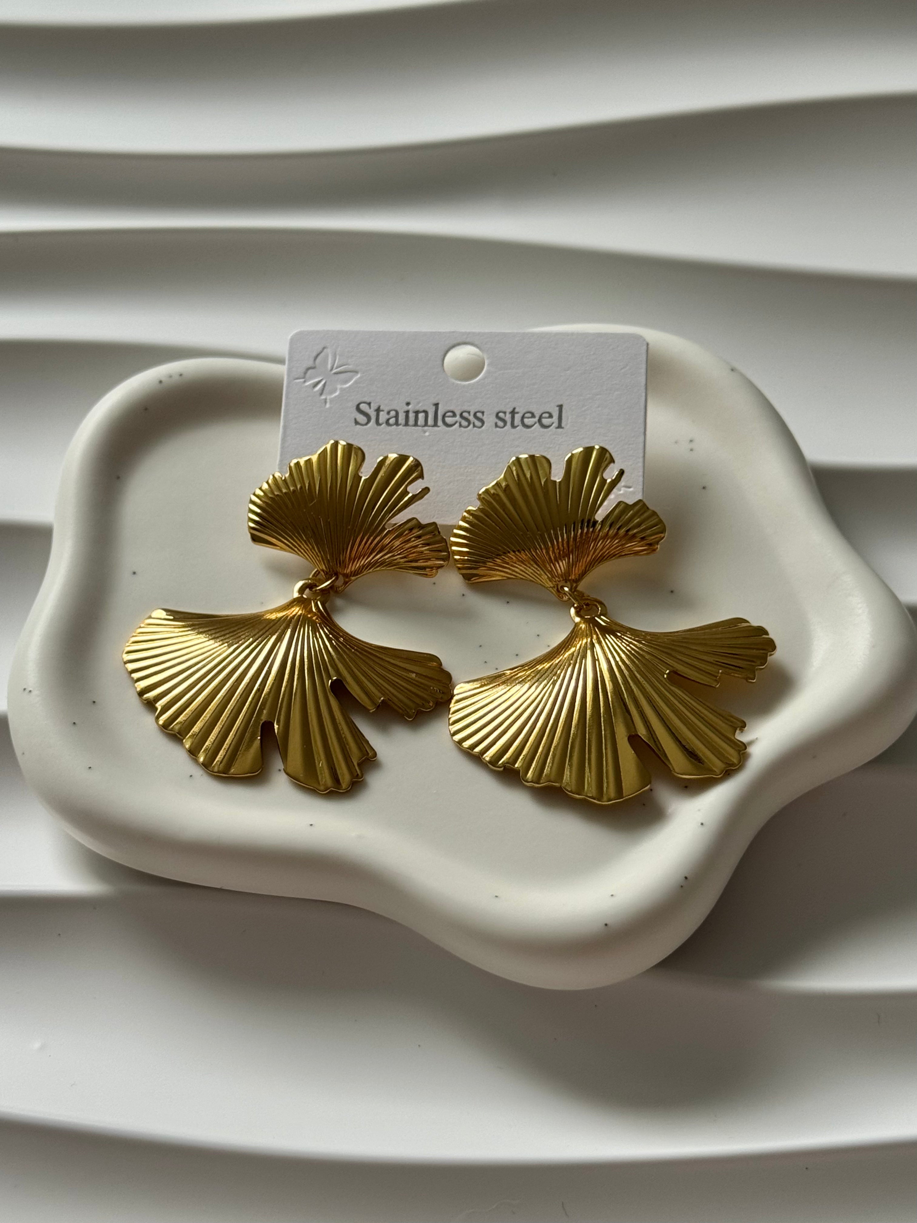 Boucles d’Oreilles Ginkgo