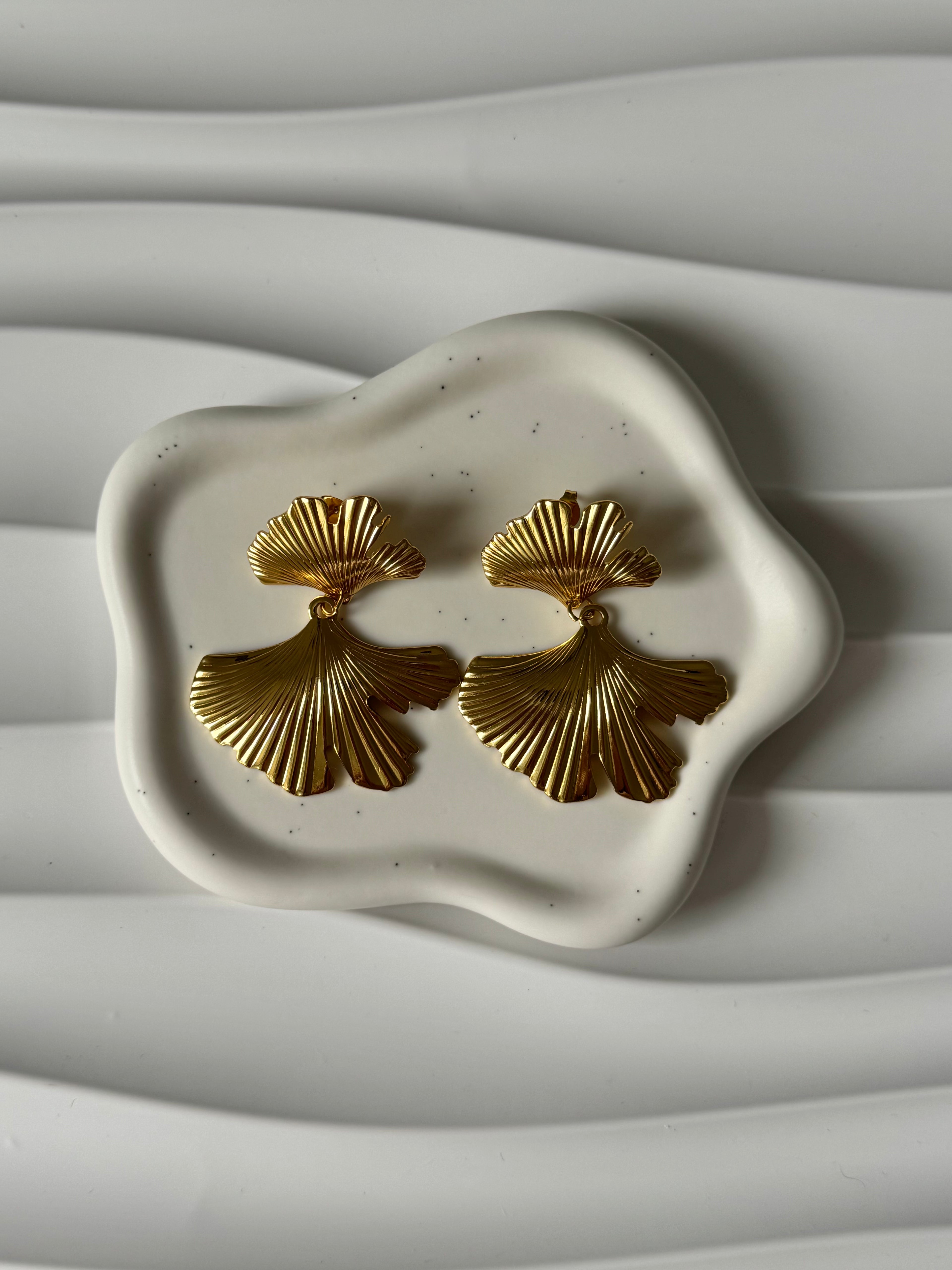 Boucles d’Oreilles Ginkgo