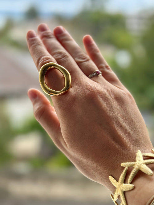 Bague Géométrique