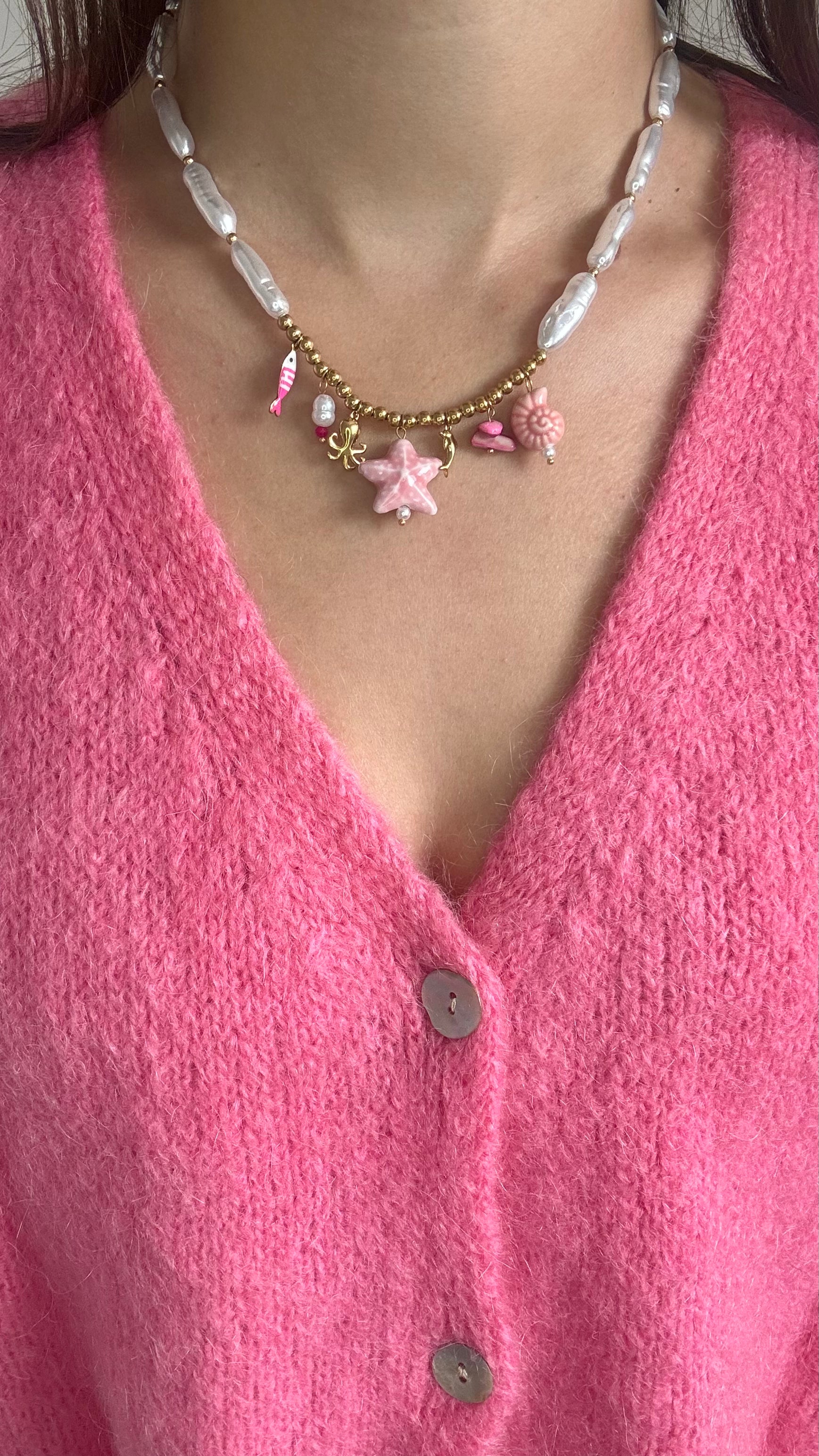 Collier Pink Ocean