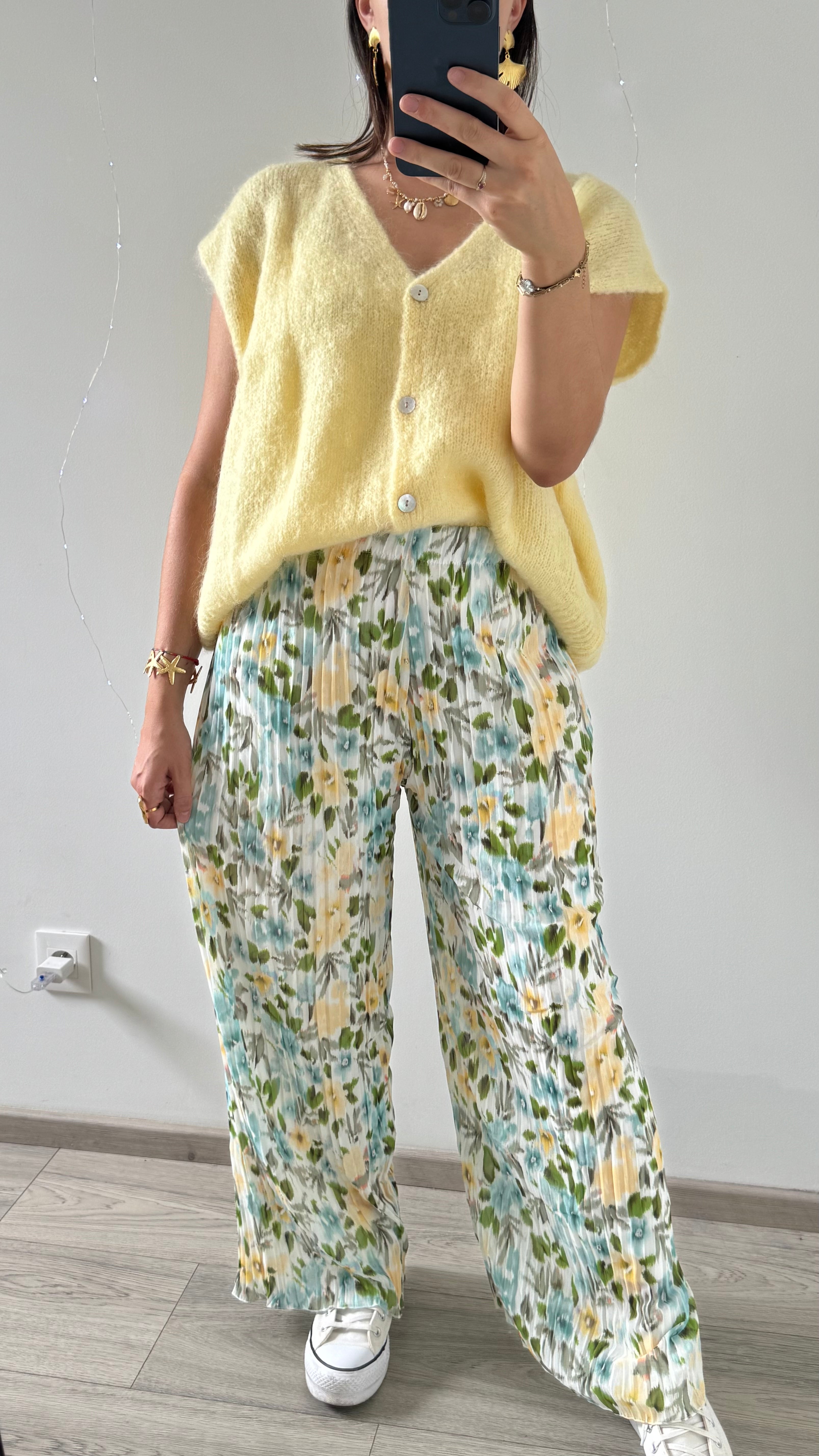 Pantalon FLORA Jaune