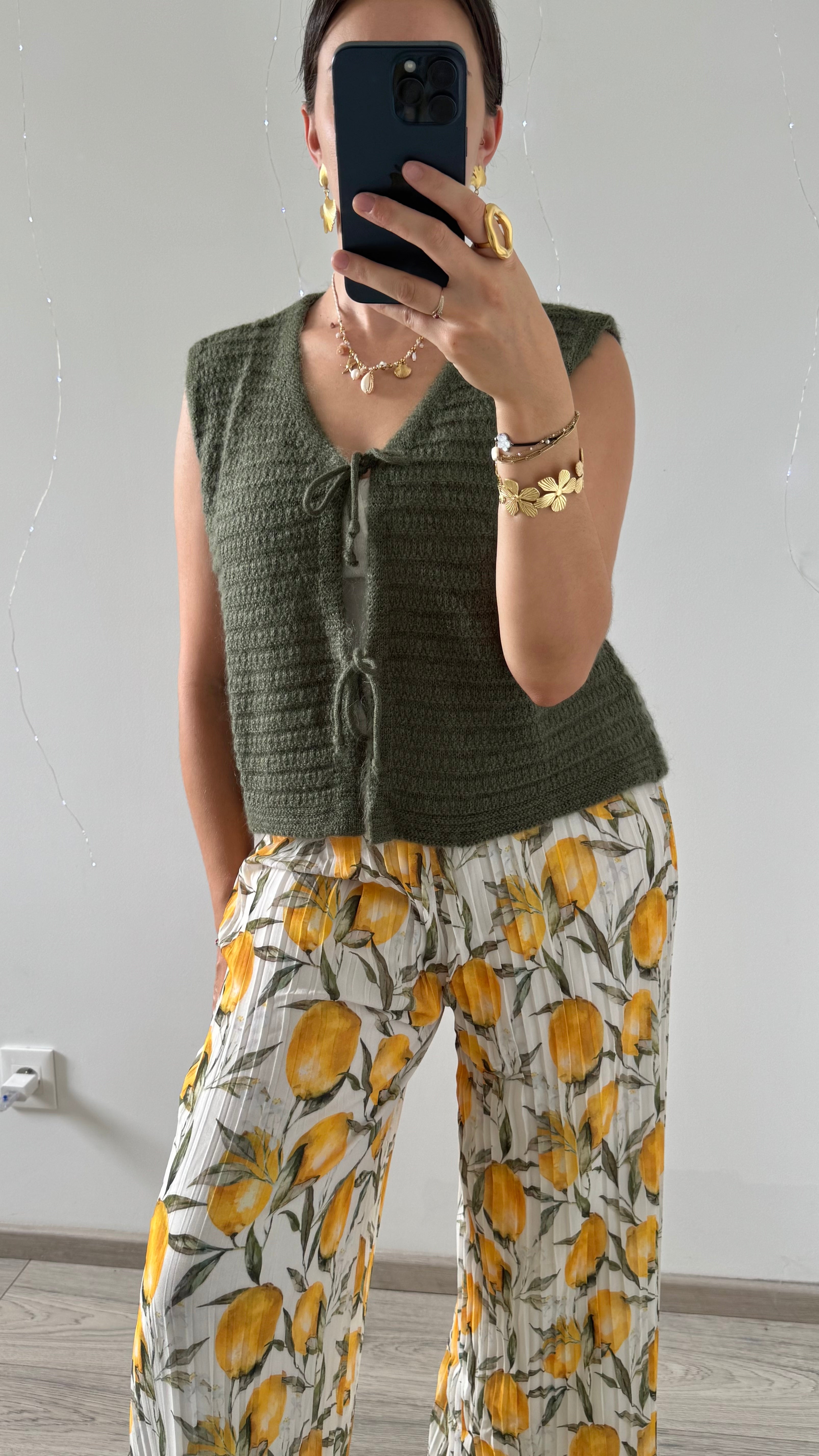 Pantalon FLORA Citron