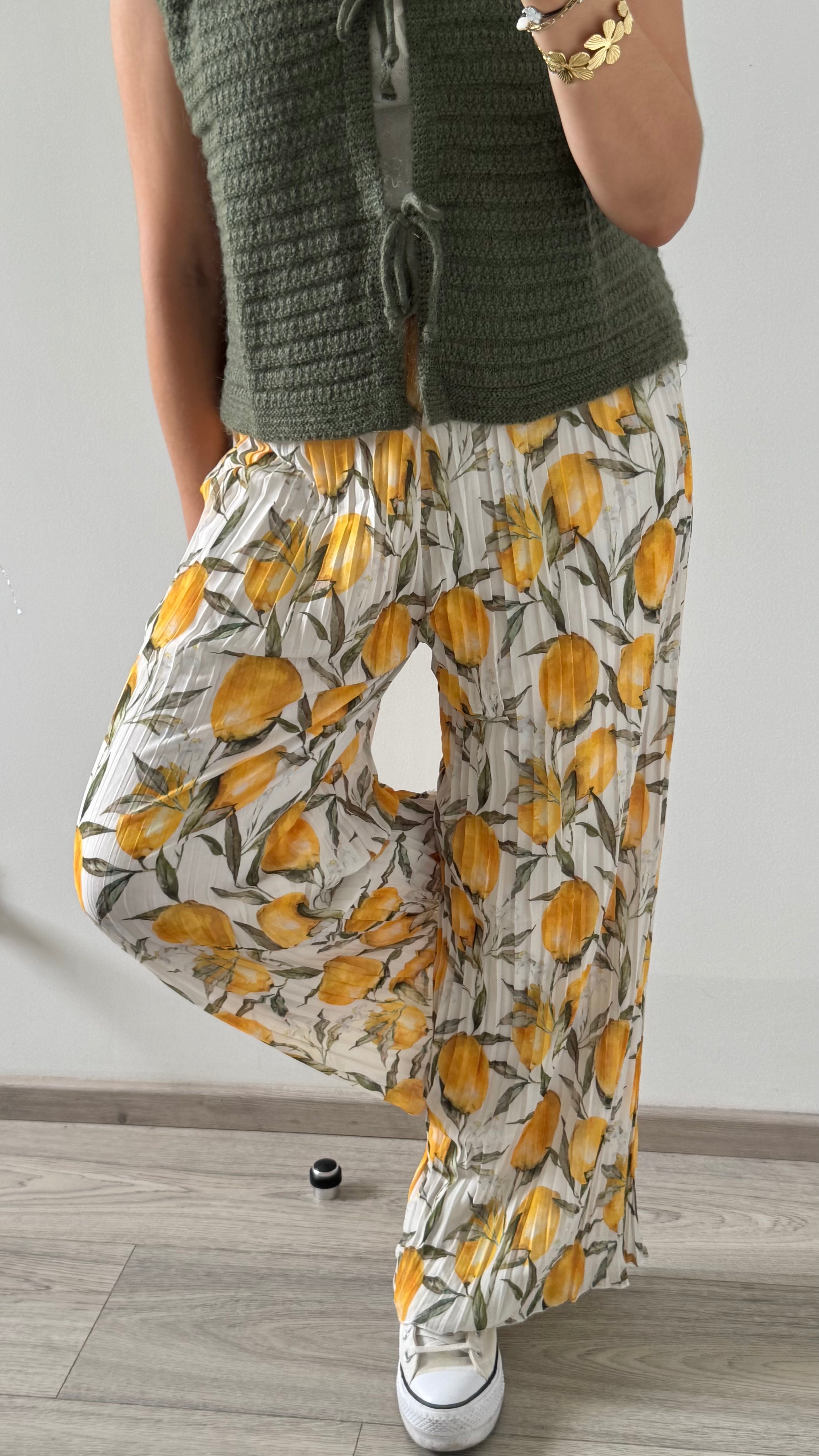 Pantalon FLORA Citron