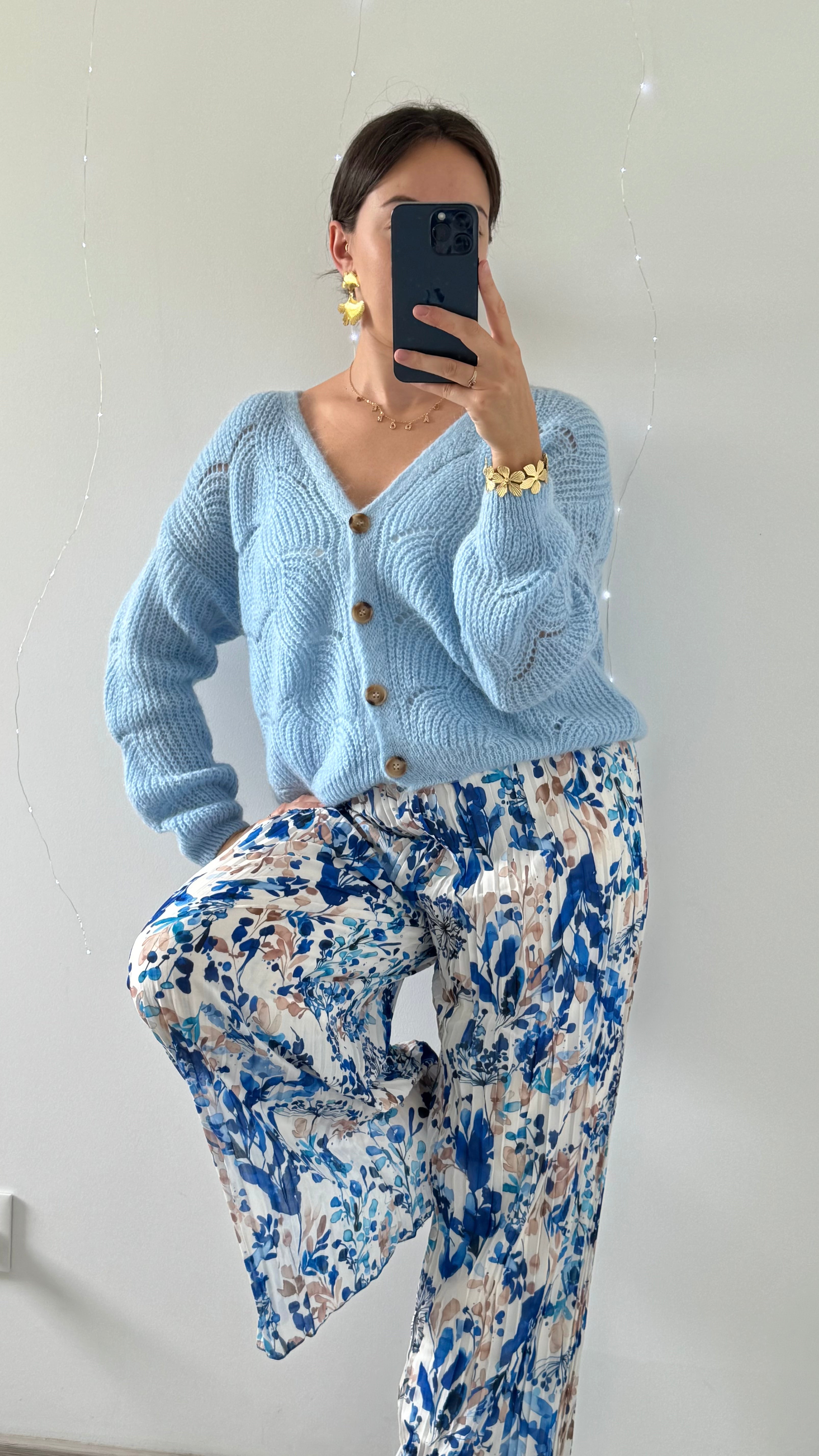 Gilet MADDY Bleu Ciel