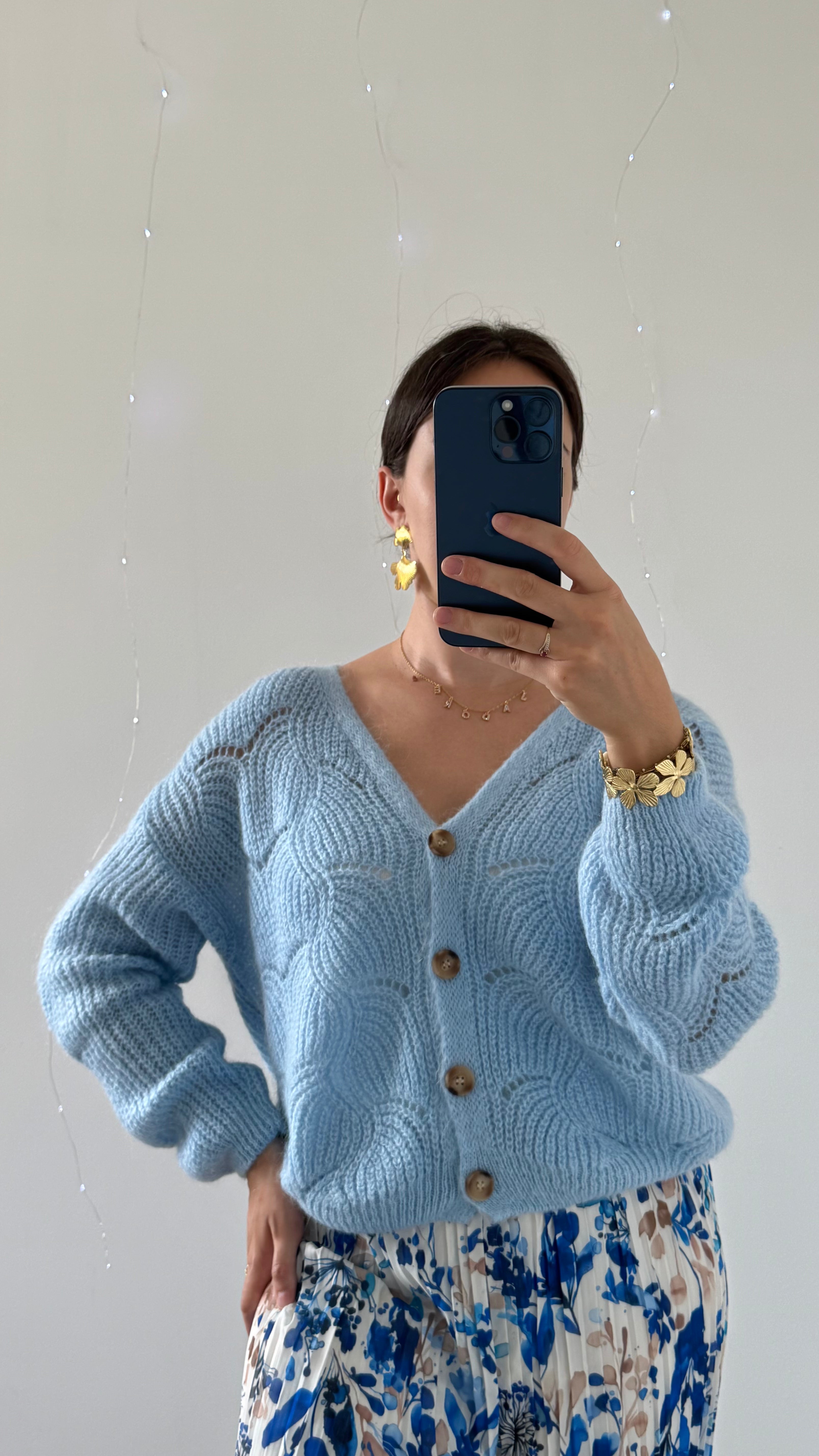 Gilet MADDY Bleu Ciel