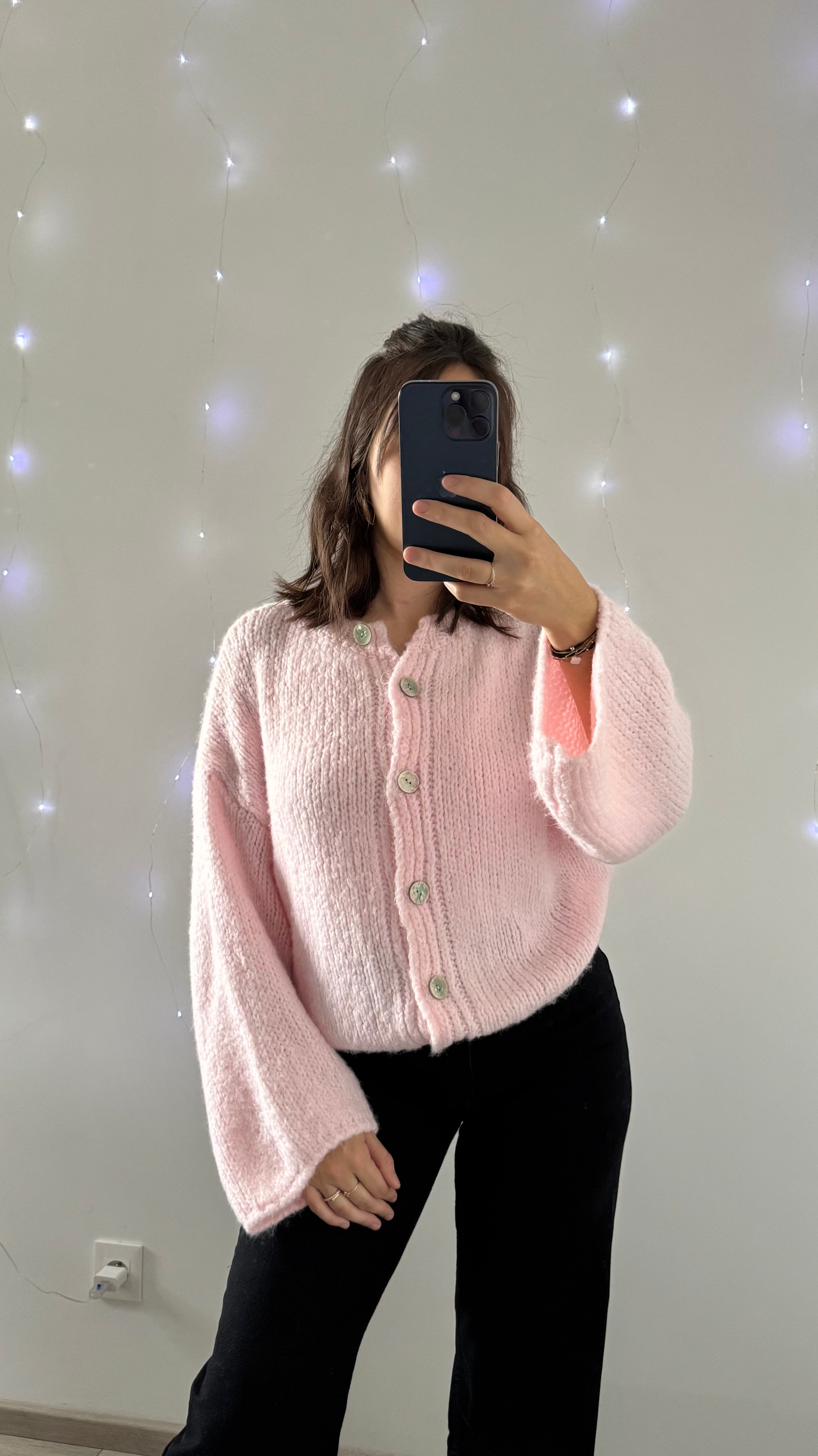 Gilet CLARA Rose Pale