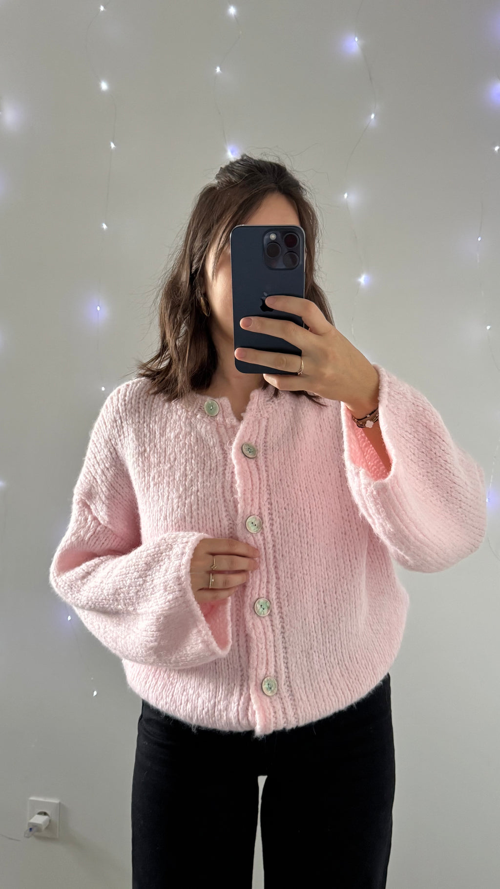 Gilet CLARA Rose Pale