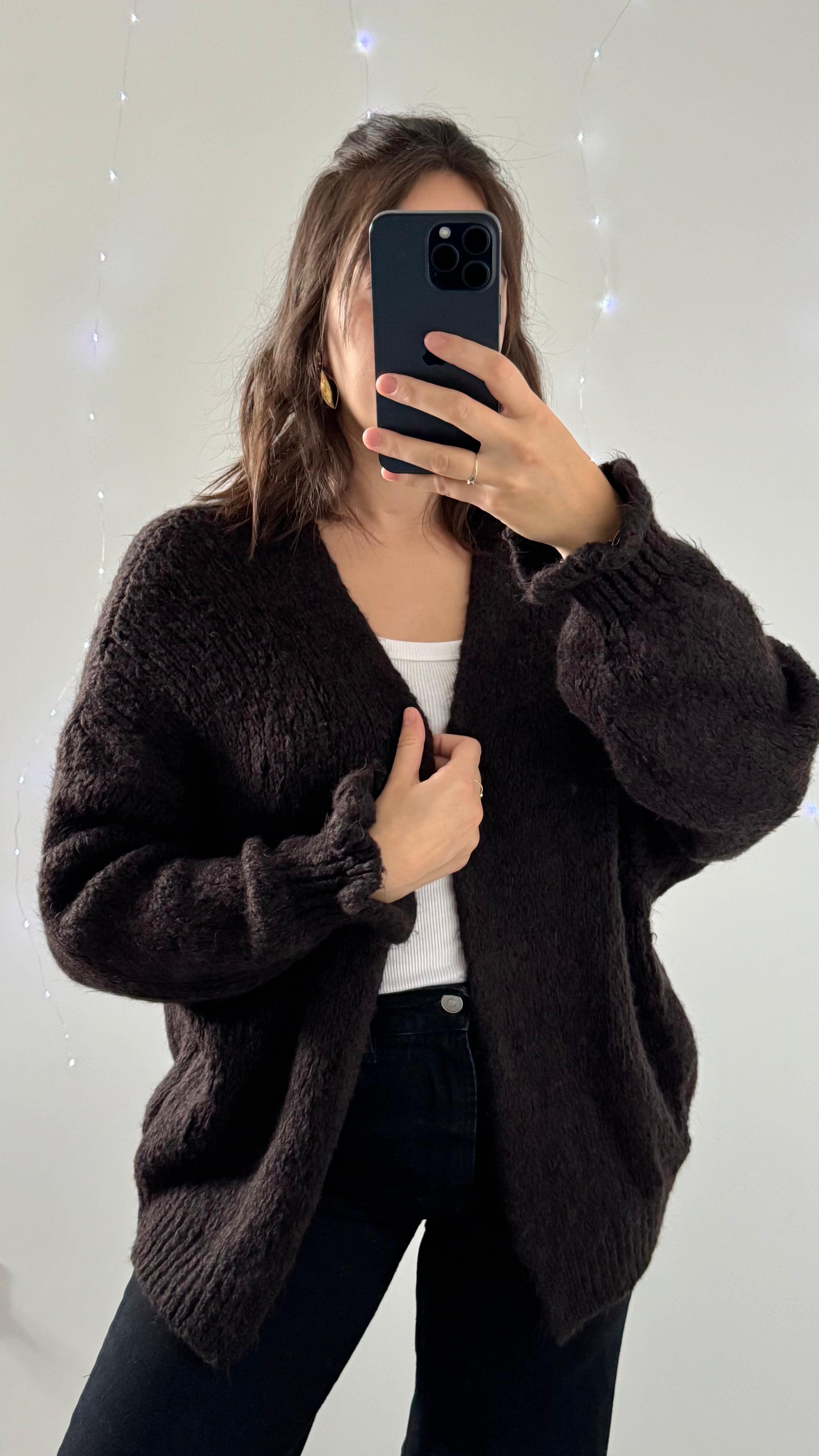 Gilet ADÈLE Chocolat