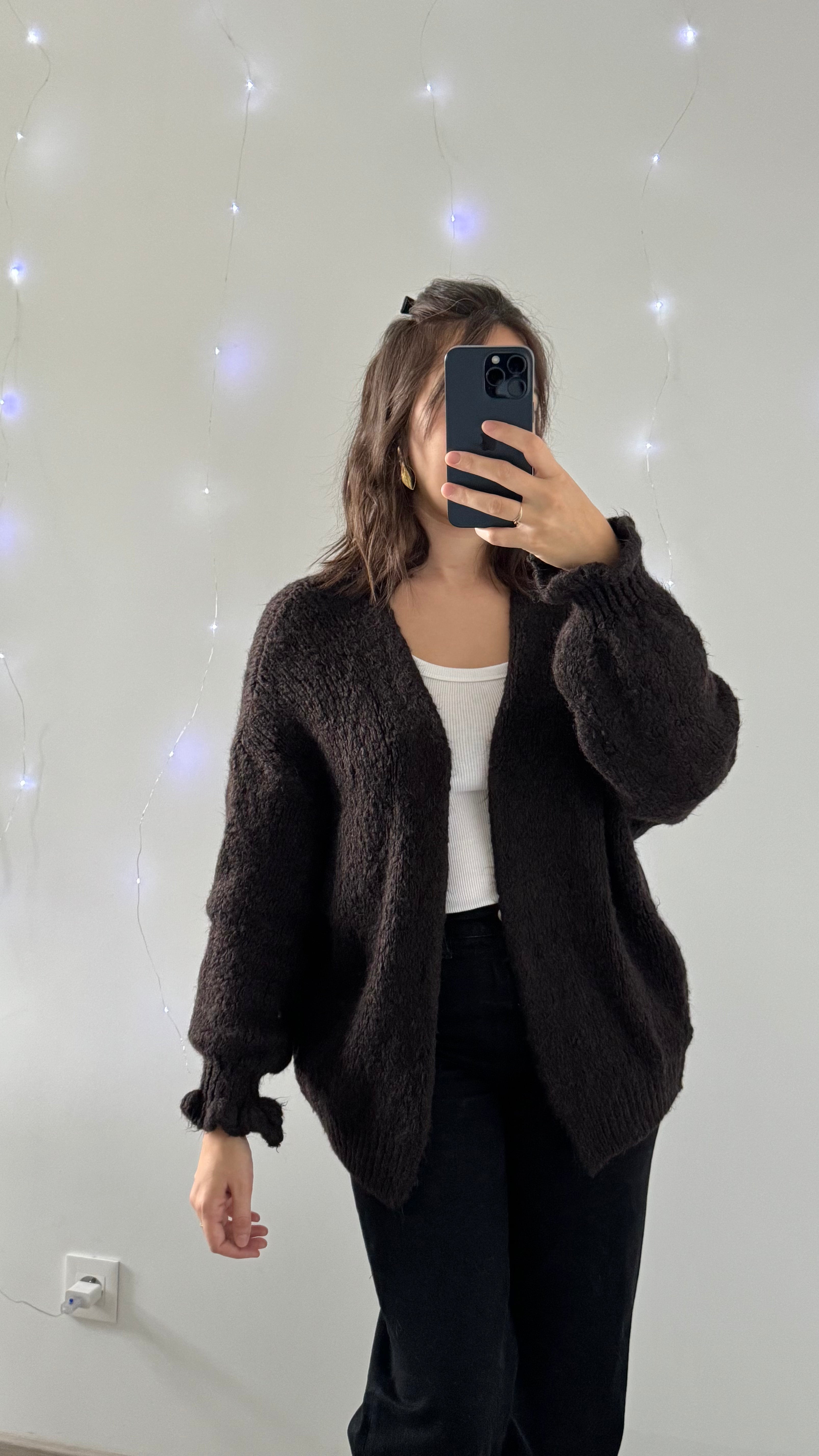 Gilet ADÈLE Chocolat